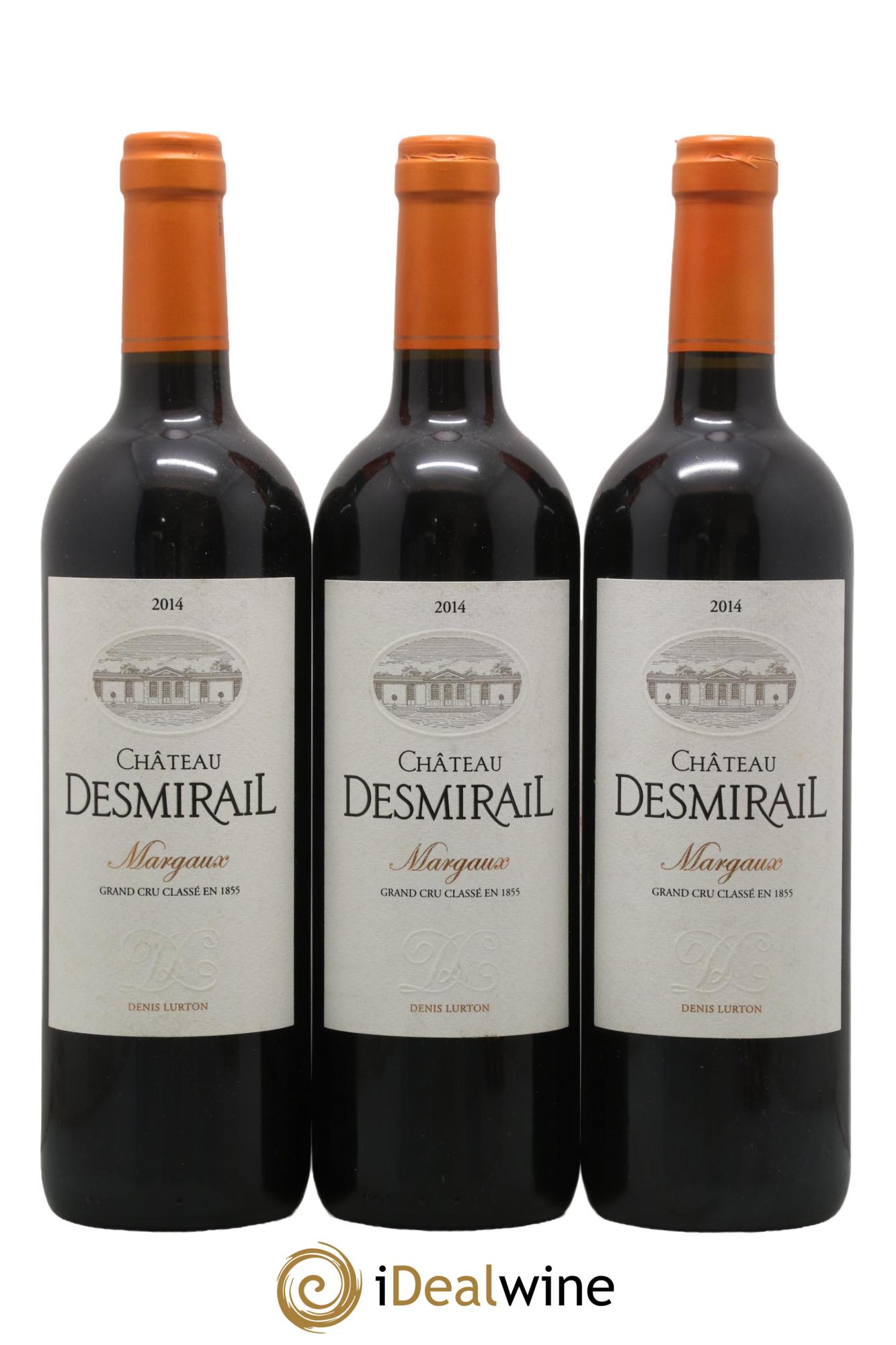 Château Desmirail 3ème Grand Cru Classé 2014 - Lot of 3 bottles - 0