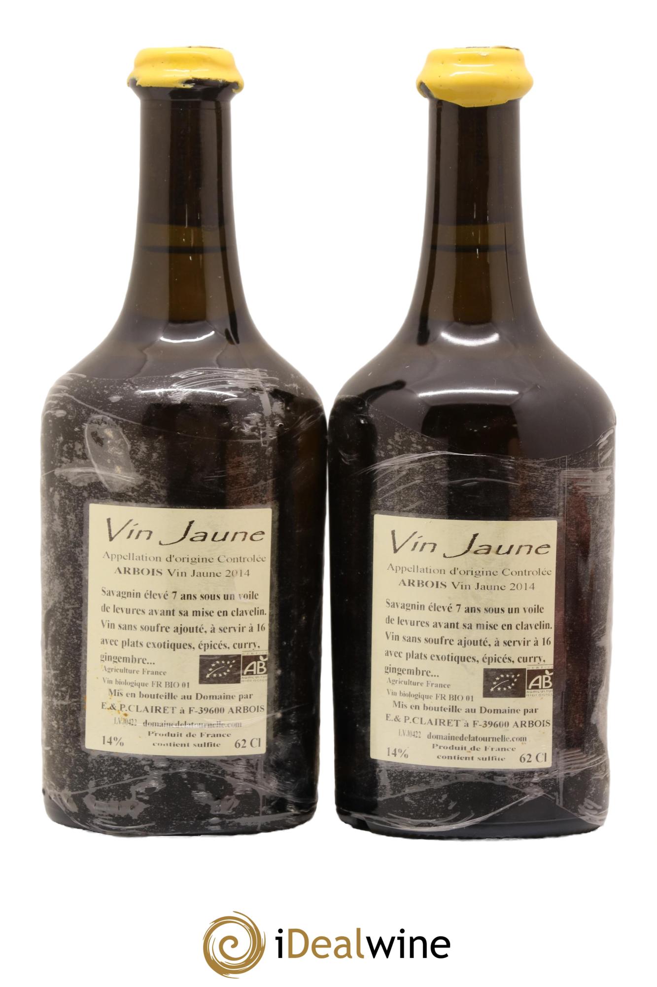 Arbois Vin Jaune Domaine de la Tournelle 2014 - Lot de 2 clavelins - 1
