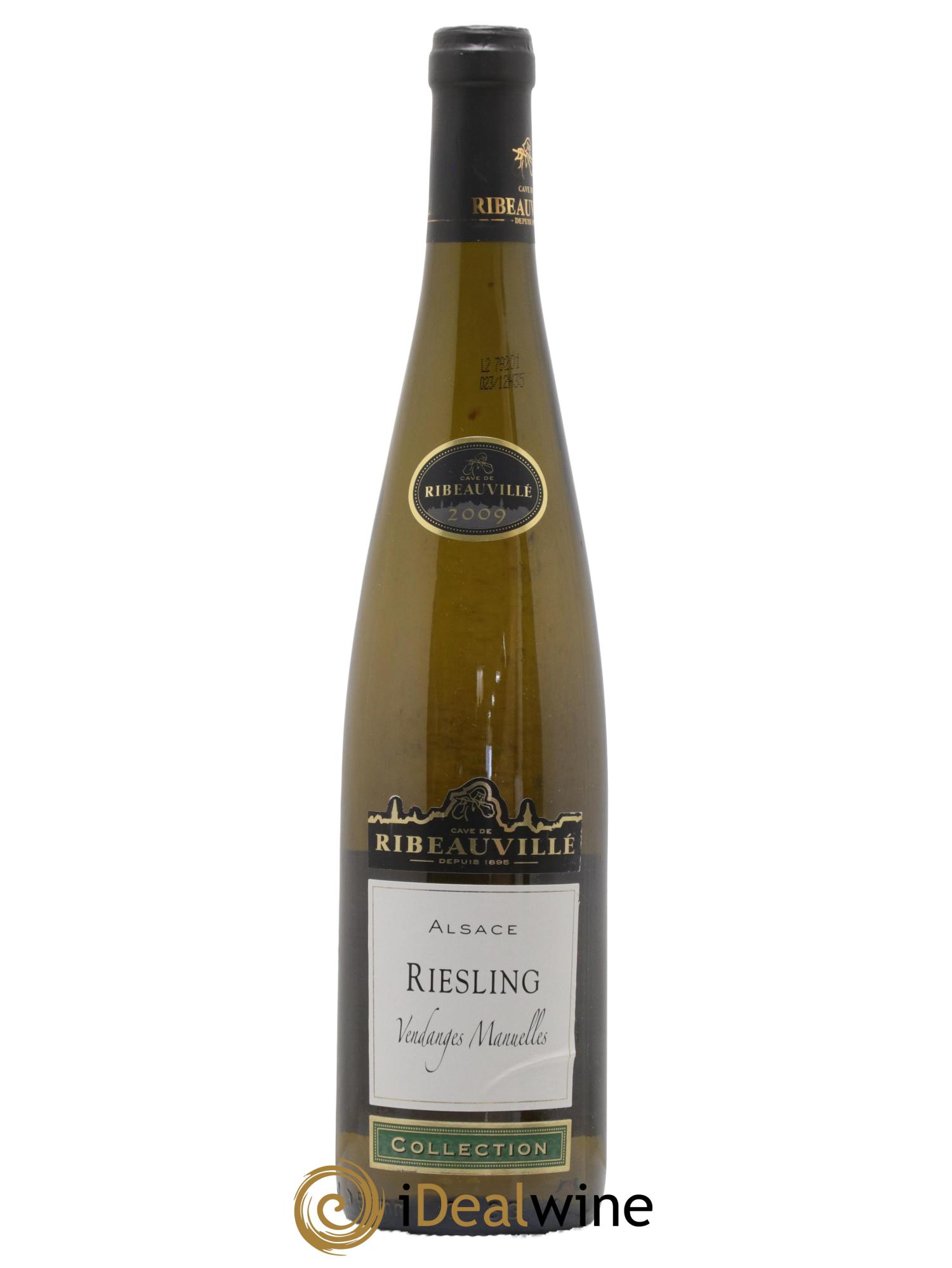 Alsace Riesling Vendanges Manuelles Cave de Ribeauville 2009 - Posten von 1 Flasche - 0