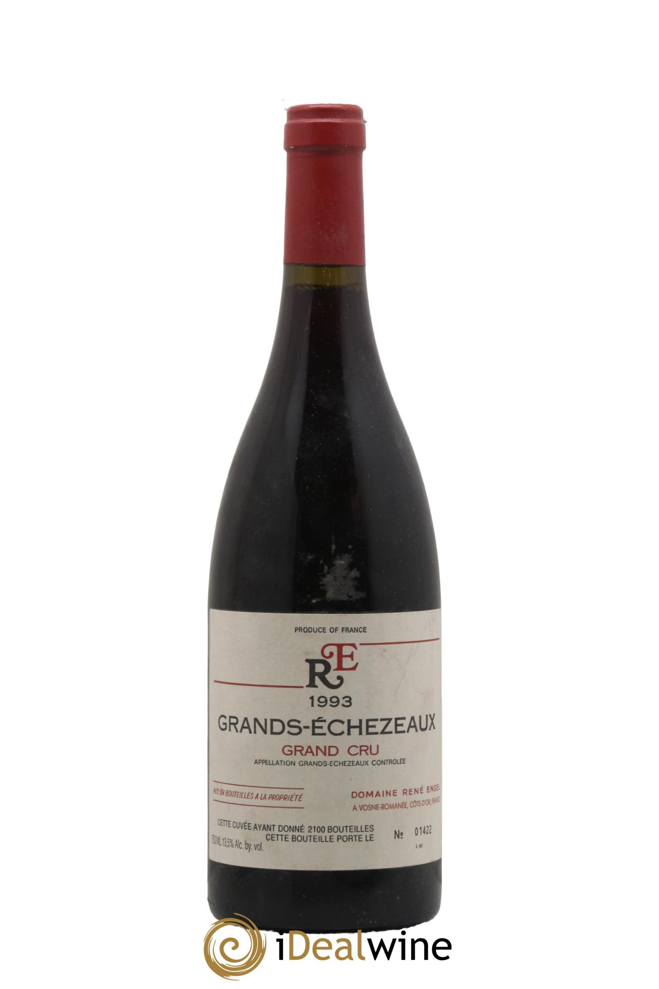 Grands-Echezeaux Grand Cru Domaine René Engel - Domaine Eugénie 1993 - Lot de 1 bouteille - 0