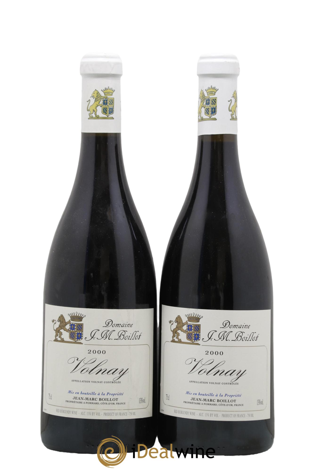 Volnay Jean-Marc Boillot 2000 - Lot de 2 bouteilles - 0
