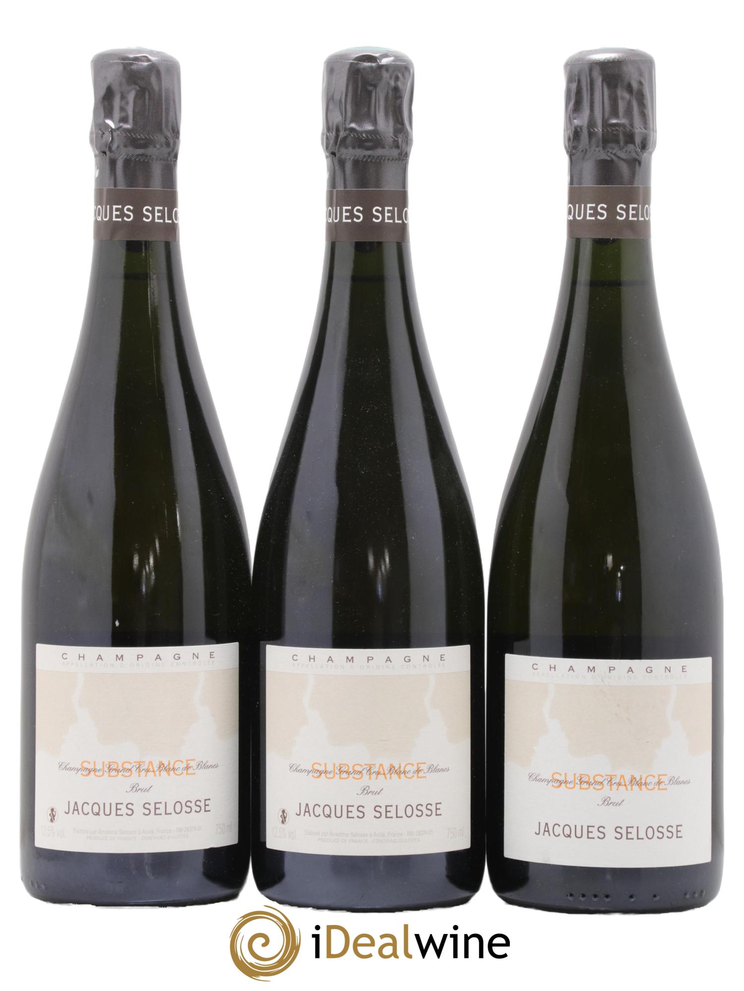 Substance Jacques Selosse - Lot de 3 bouteilles - 0