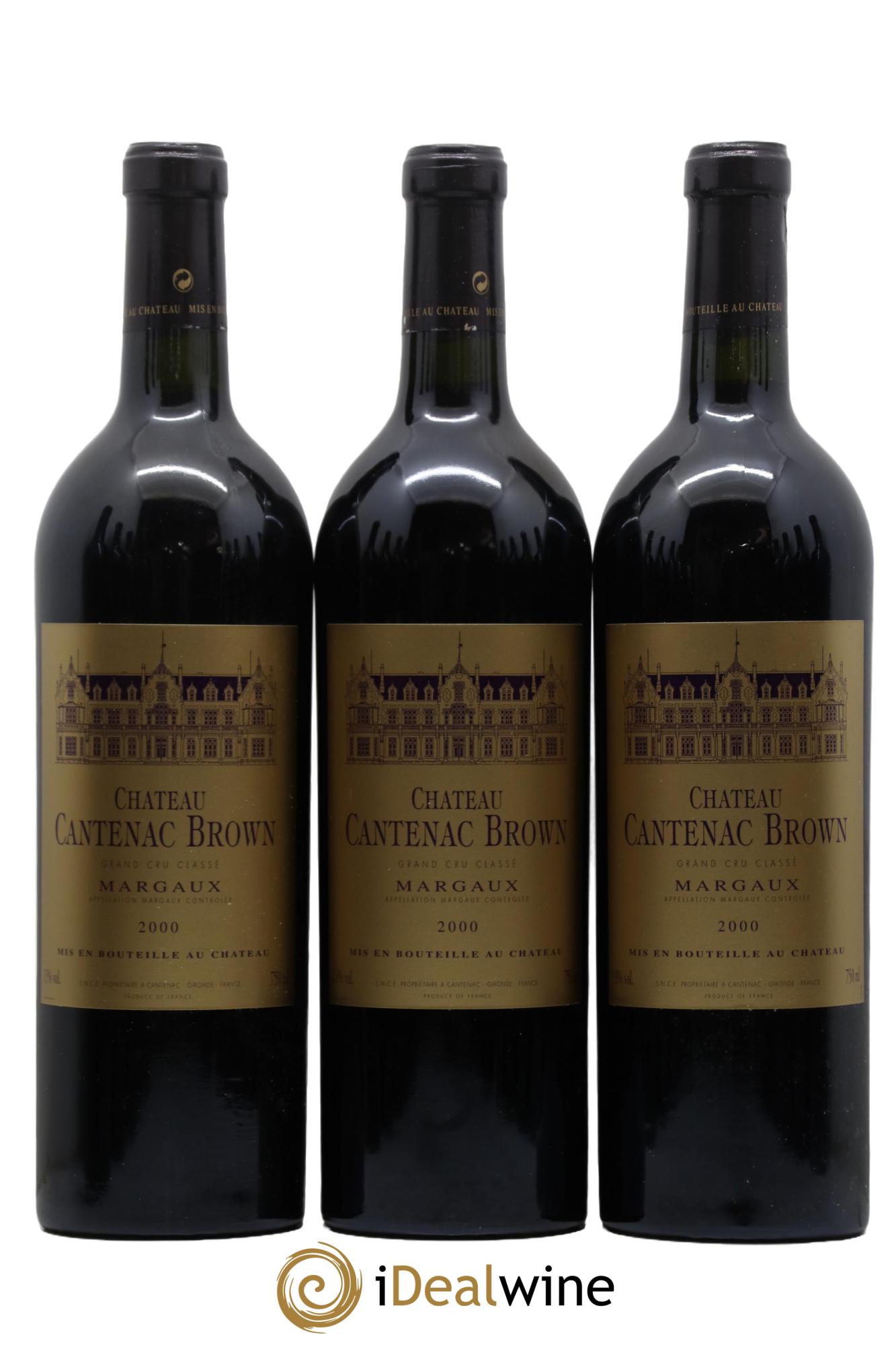 Château Cantenac Brown 3ème Grand Cru Classé  2000 - Posten von 12 Flaschen - 1