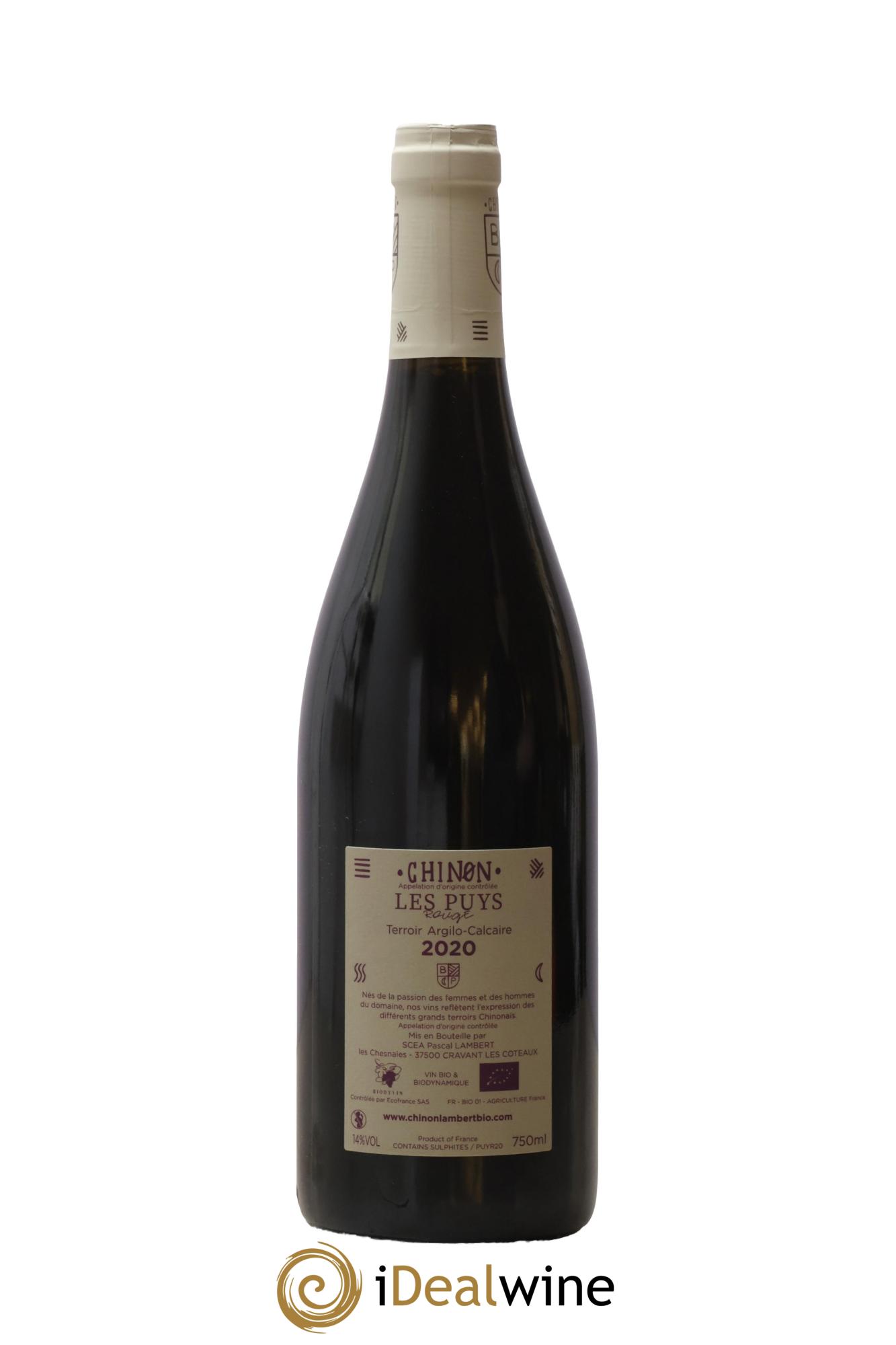 Chinon Les Puys Domaine Lambert 2020 - Posten von 1 Flasche - 1
