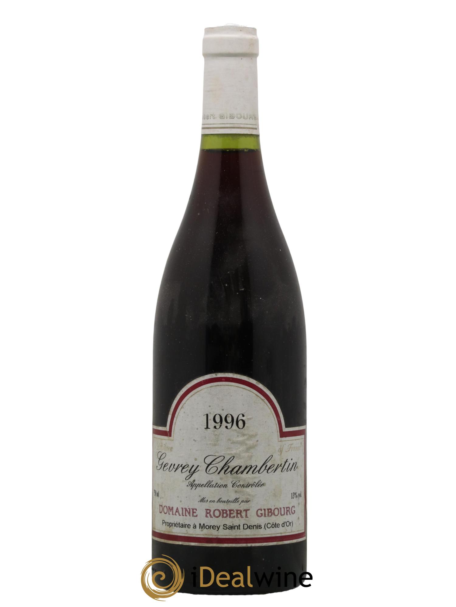 Gevrey-Chambertin Robert Gibourg 1996 - Lot de 1 bouteille - 0