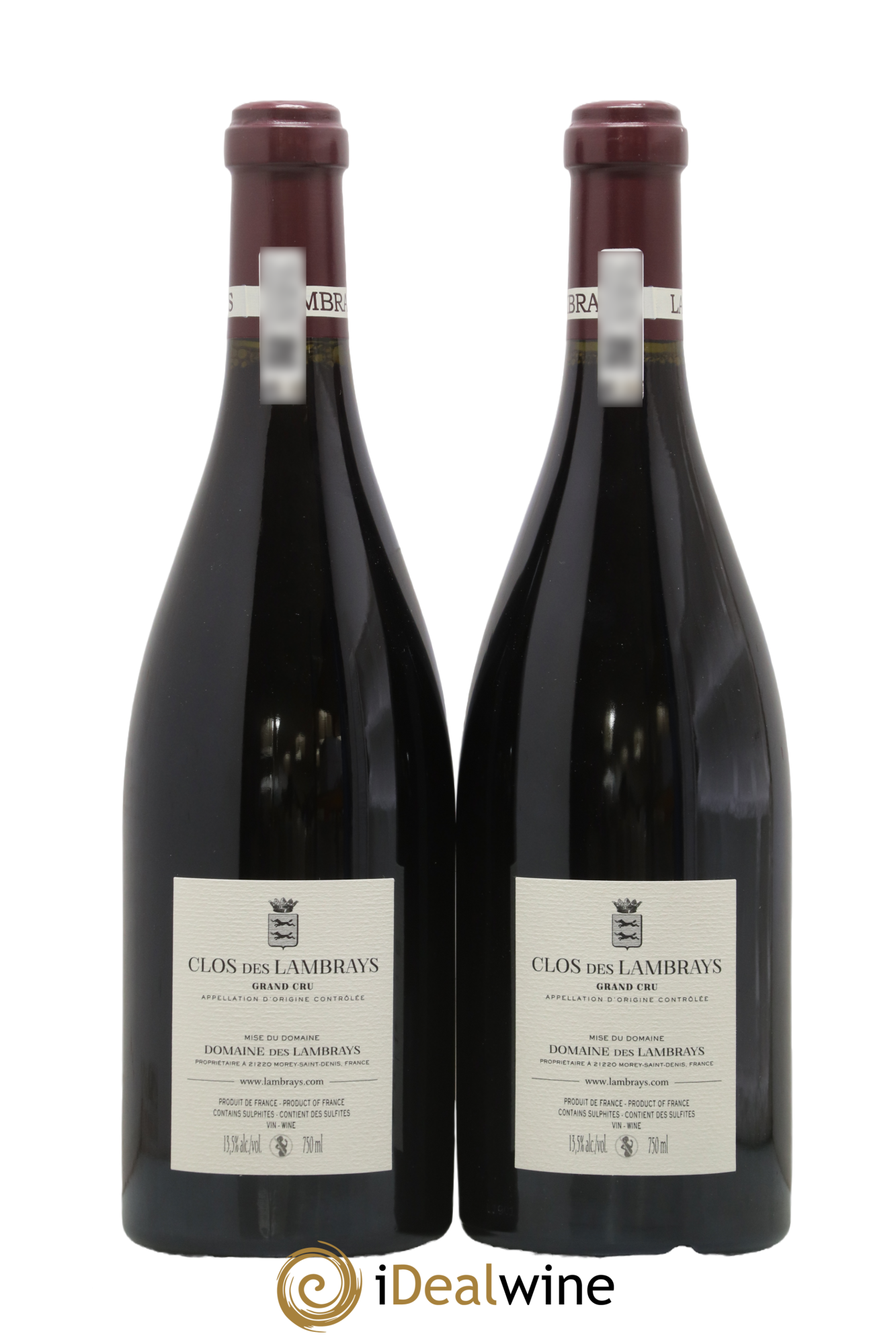 Clos des Lambrays Grand Cru Domaine des Lambrays  2019 - Lot of 2 bottles - 1