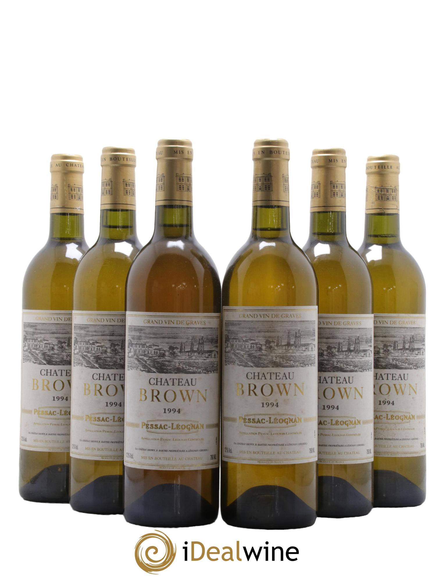 Château Brown 1994 - Posten von 6 Flaschen - 0