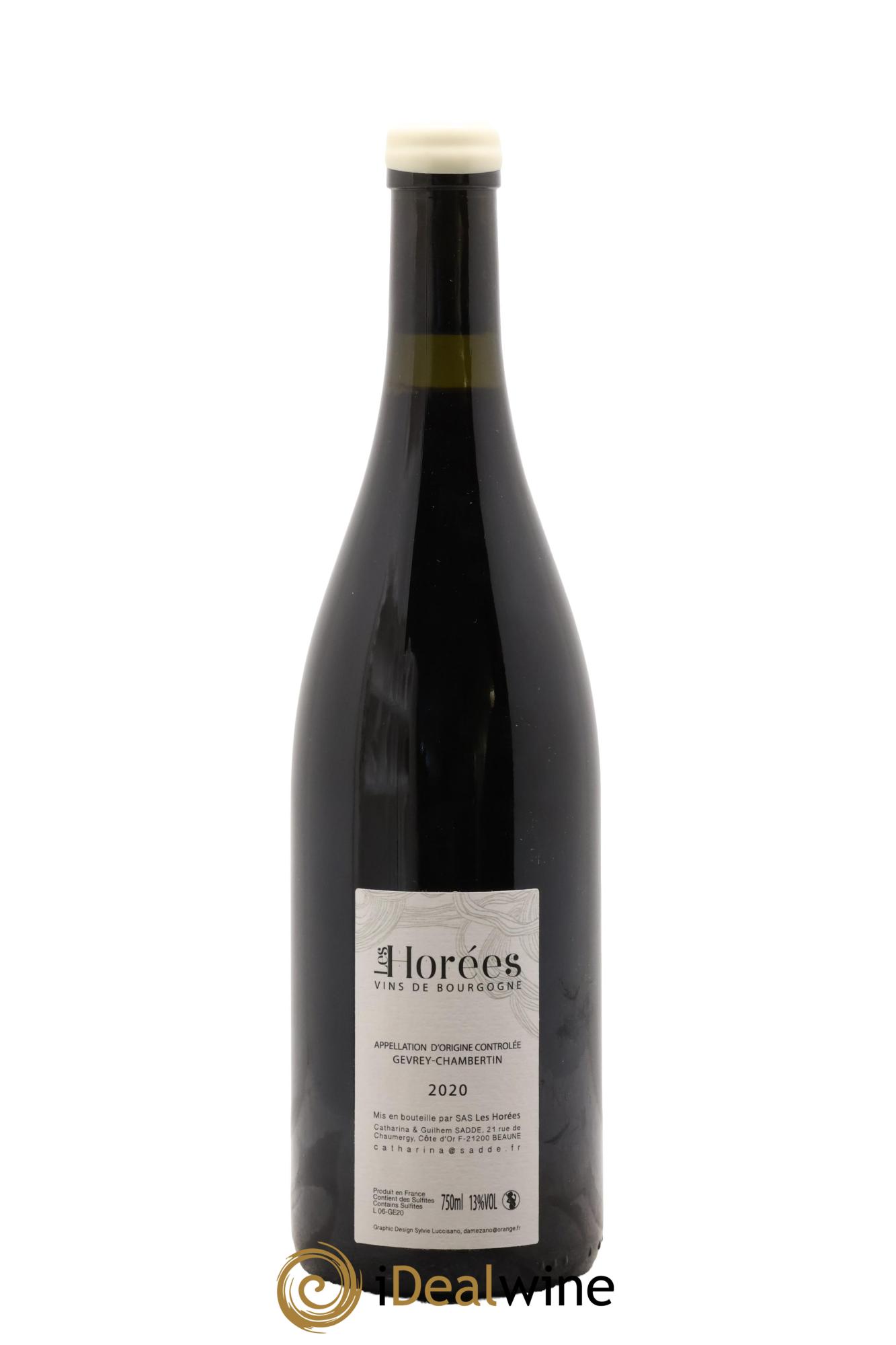 Gevrey-Chambertin En Reniard Les Horées 2020 - Lotto di 1 bottiglia - 1