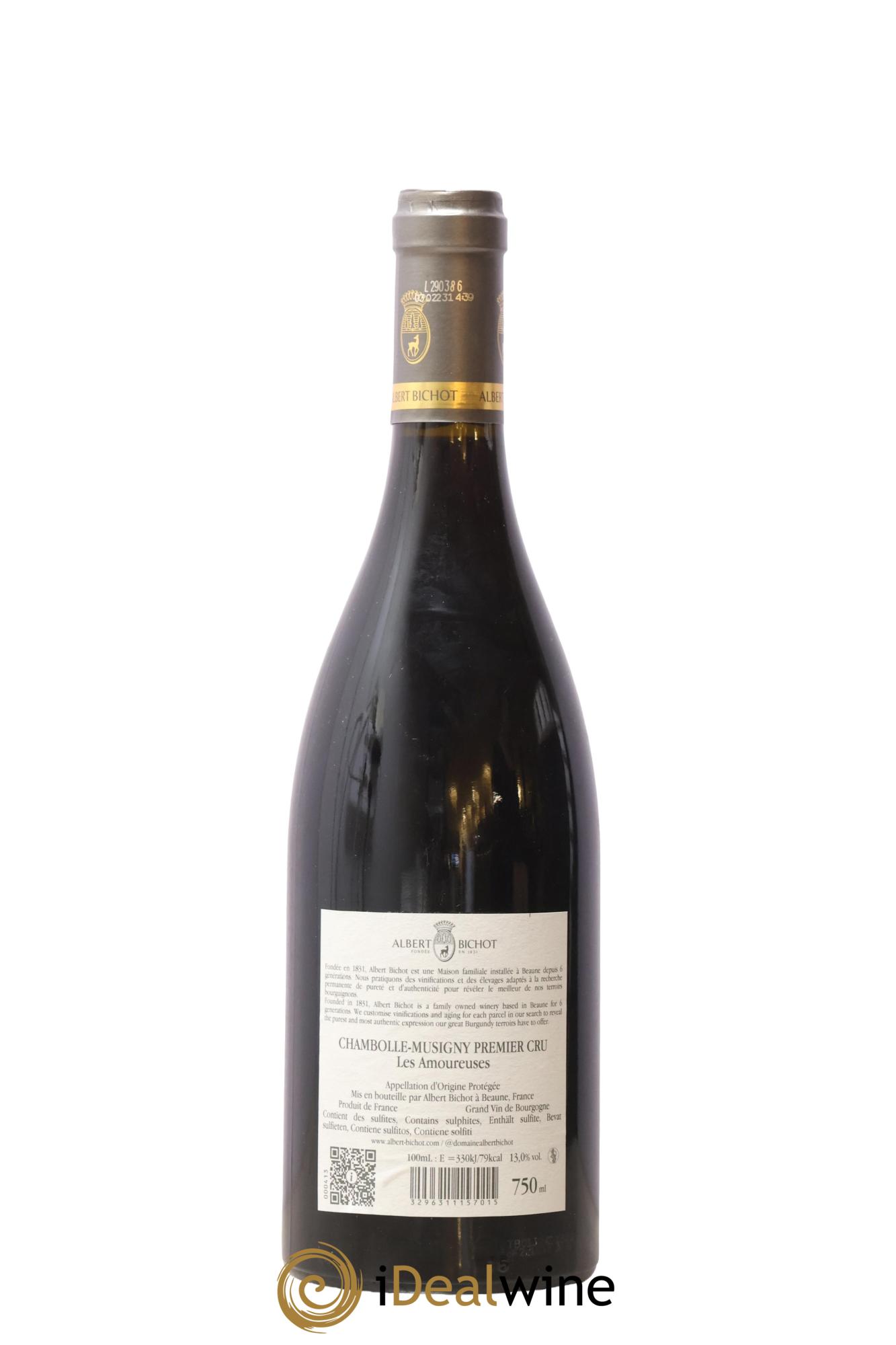 Chambolle-Musigny 1er Cru Les Amoureuses Albert Bichot 2018 - Lot de 1 bouteille - 1