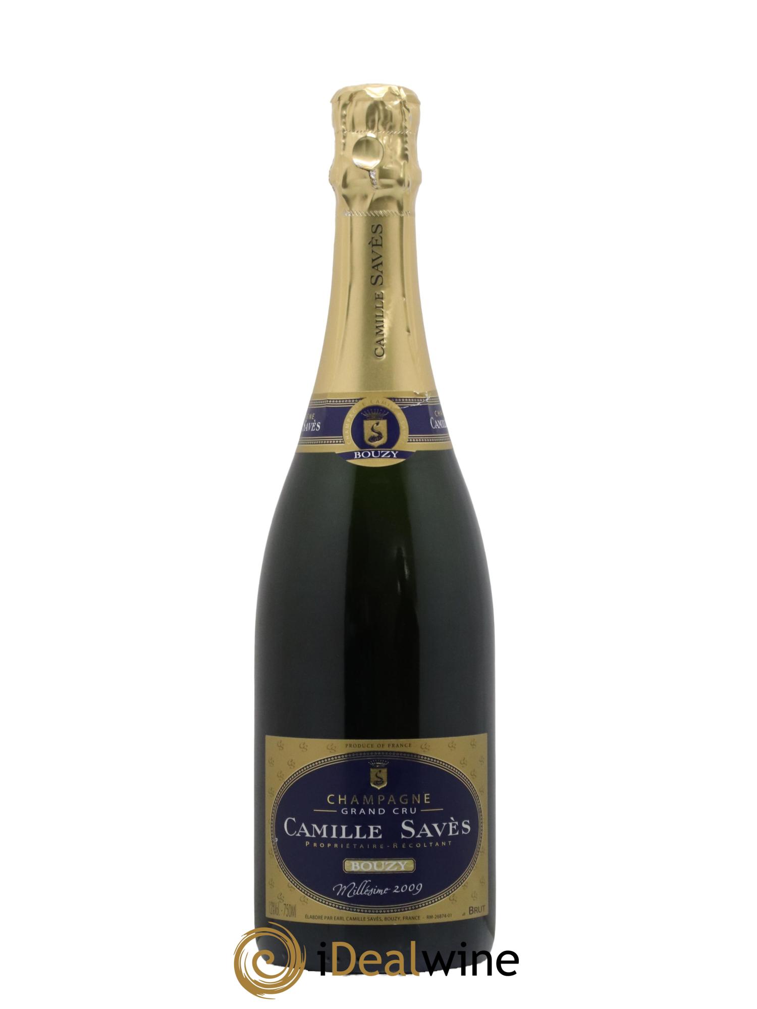Champagne Brut Grand Cru Maison Camille Saves 2009 - Lotto di 1 bottiglia - 0