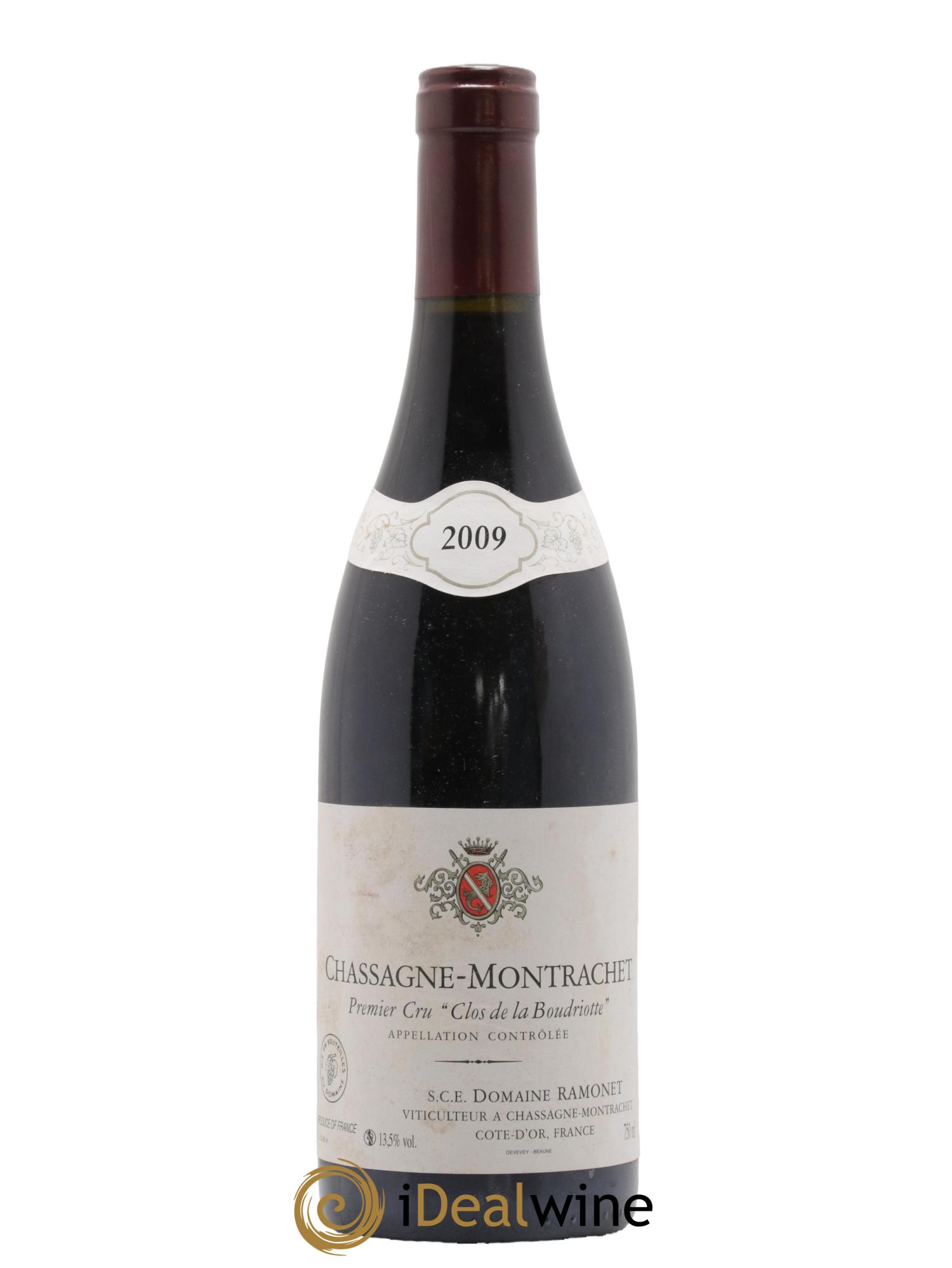Chassagne-Montrachet 1er Cru Clos de la Boudriotte Ramonet (Domaine) 2009 - Lot de 1 bouteille - 0