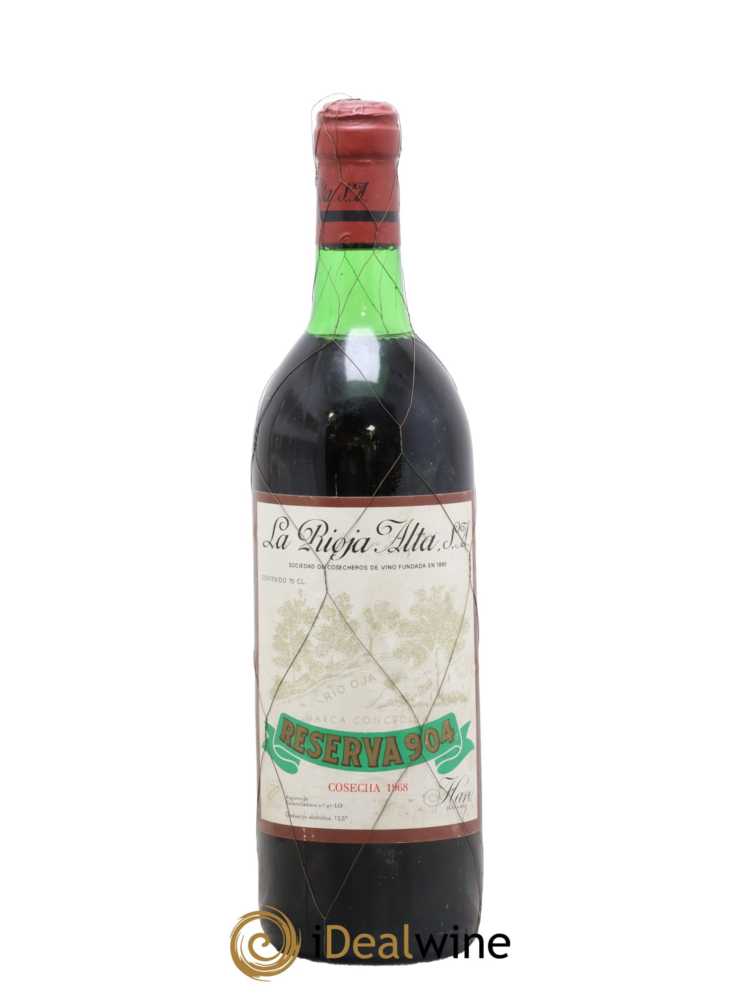 Rioja DOCa Gran Reserva 904 La Rioja Alta 1968 - Lot de 1 bouteille - 0