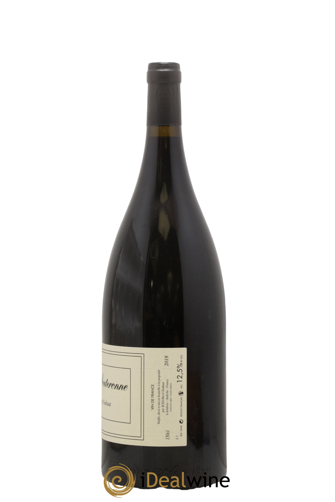 Ardèche La Souteronne Hervé Souhaut - Domaine Romaneaux-Destezet 2018 - Lot de 1 magnum - 1