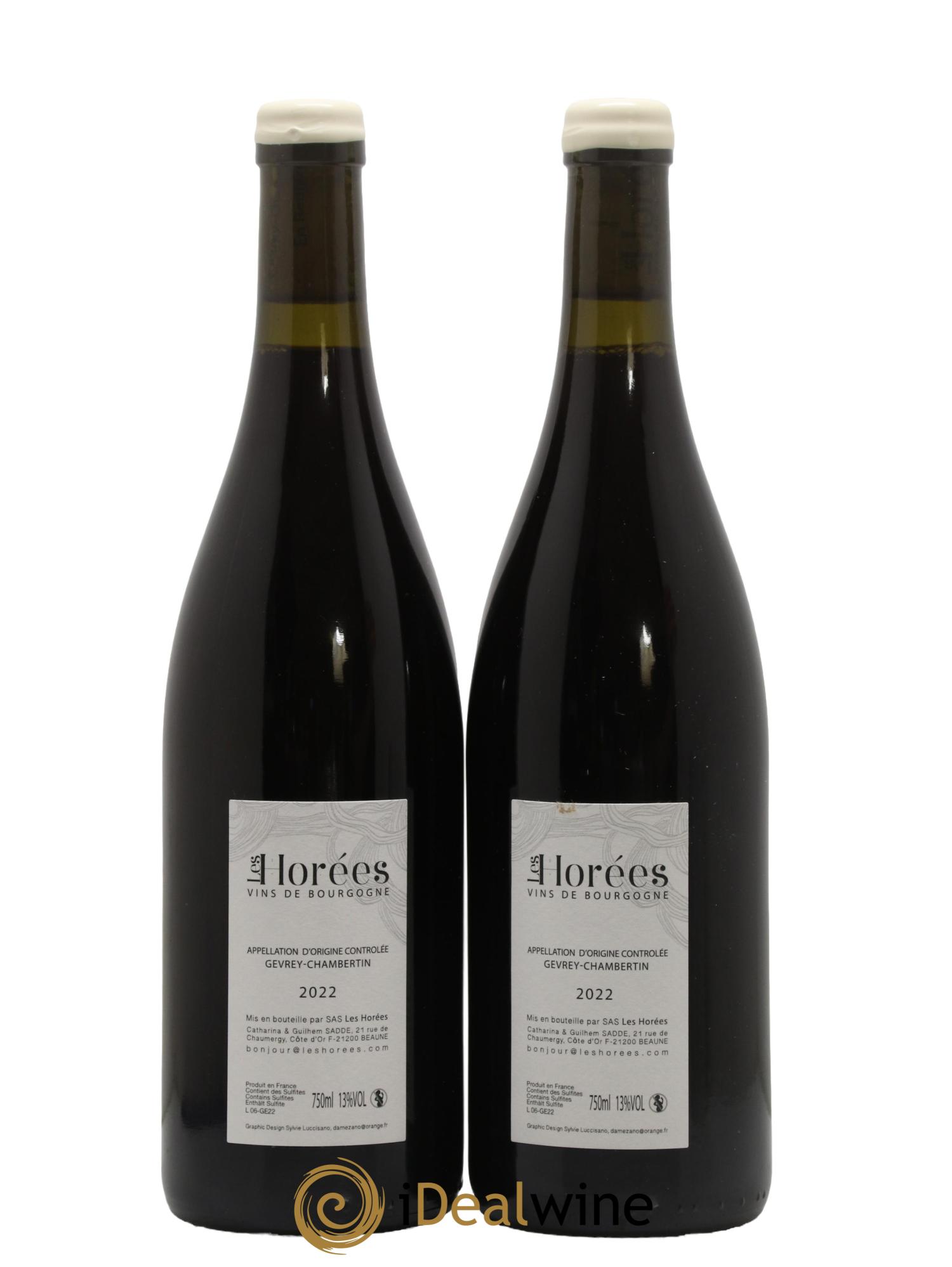 Gevrey-Chambertin En Reniard Les Horées 2022 - Lot de 2 bouteilles - 1