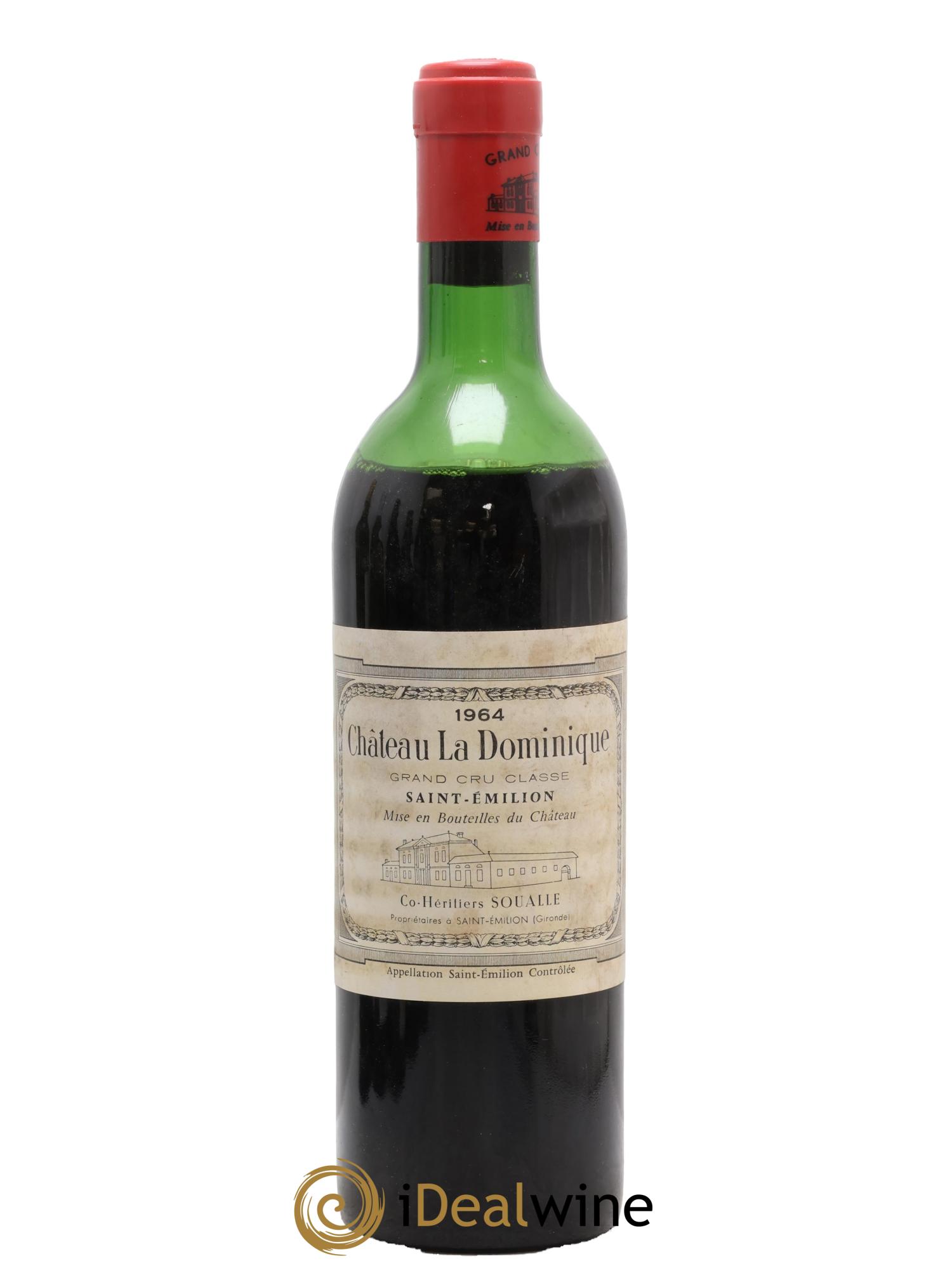 Château la Dominique Grand Cru Classé 1964 - Posten von 1 Flasche - 0