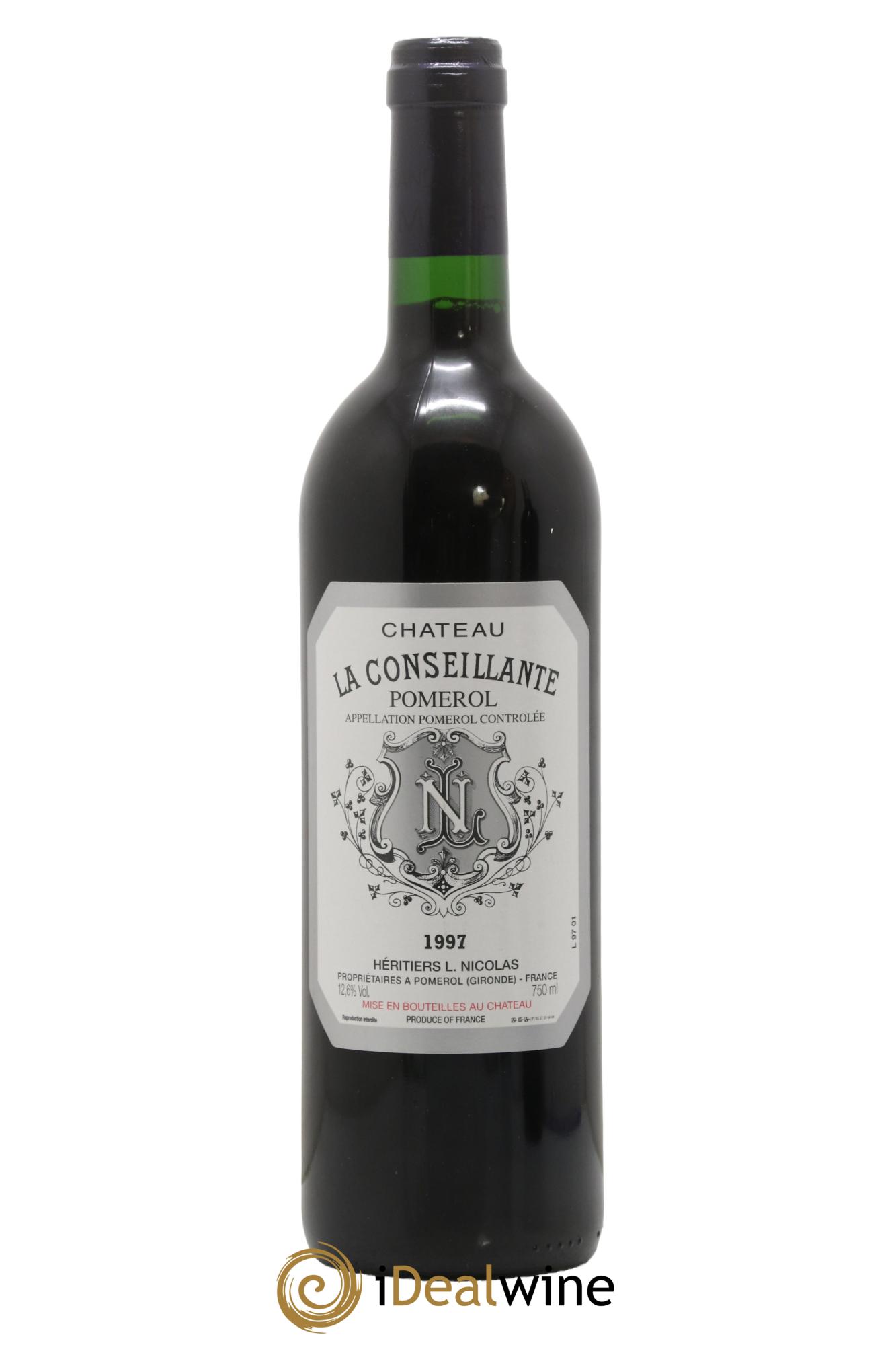 Château la Conseillante 1997 - Lot de 1 bouteille - 0