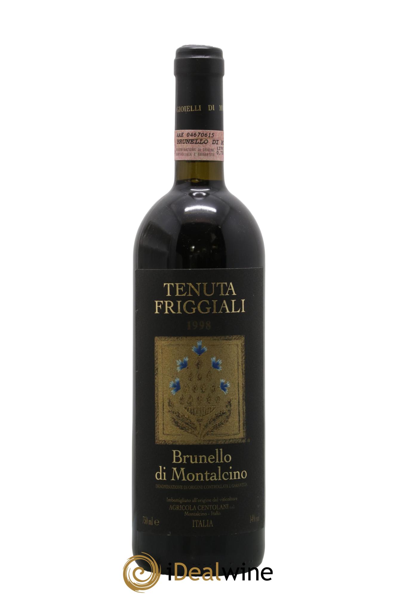 Brunello di Montalcino Tenuta Friggiali 1998 - Posten von 1 Flasche - 0