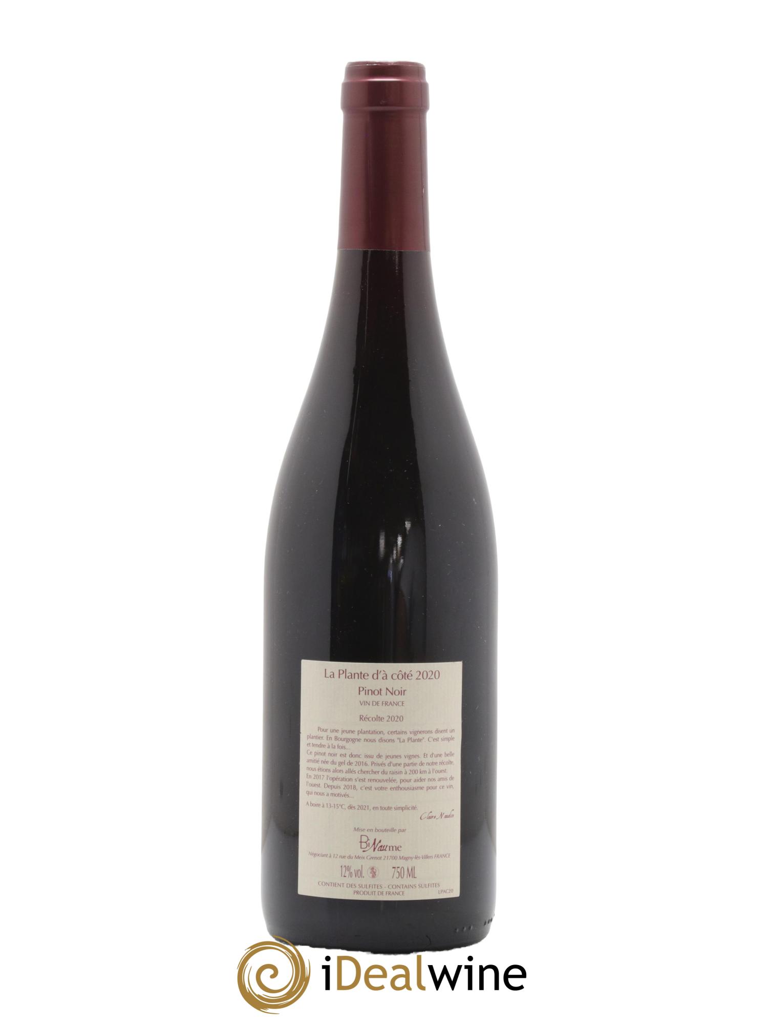 Vin de France La Plante d'à côté Naudin-Ferrand (Domaine) 2020 - Lot de 1 bouteille - 1