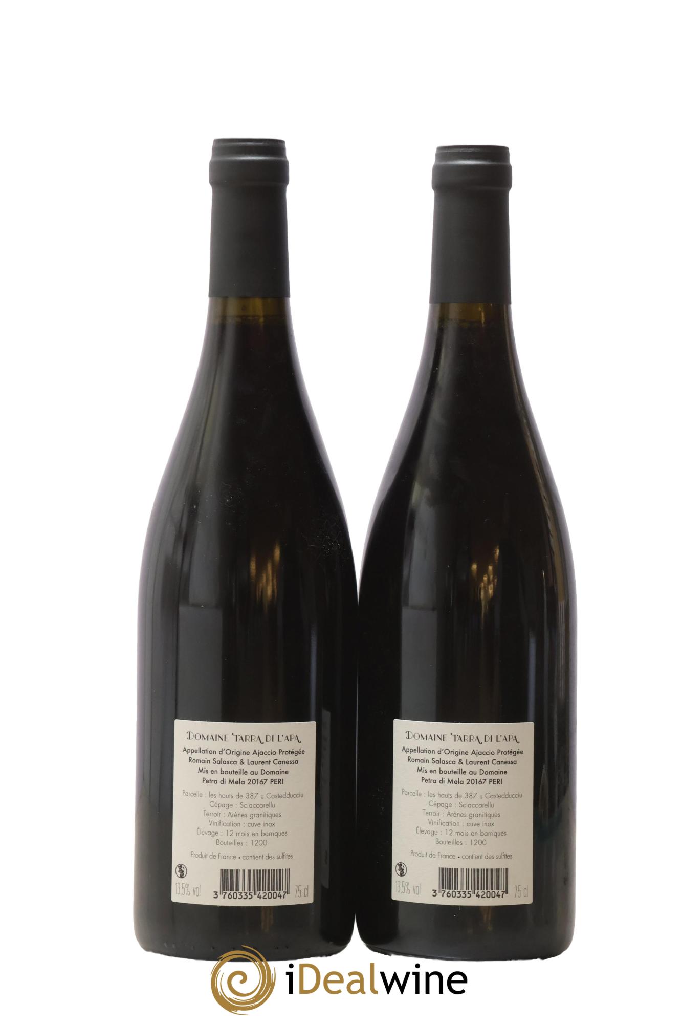 Ajaccio Regina Tarra di L'Apa 2019 - Posten von 2 Flaschen - 1