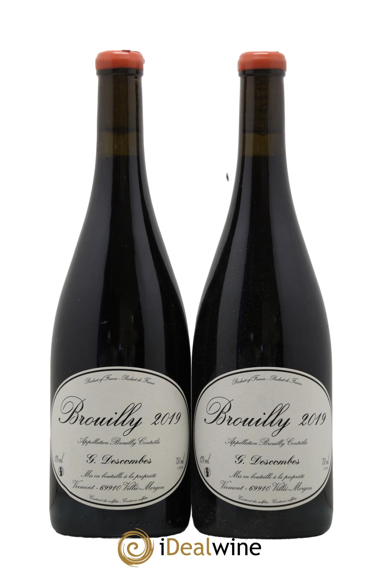 Brouilly Vieilles vignes Georges Descombes (Domaine) 2019 - Lot de 2 bouteilles - 0