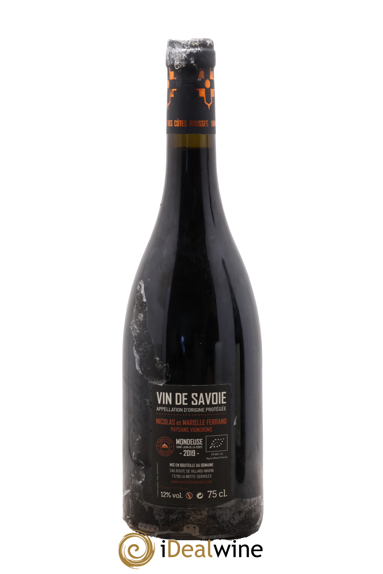 Vin de Savoie Mondeuse Coteau de la Mort Domaine des Côtes Rousses 2019 - Lot of 1 bottle - 1