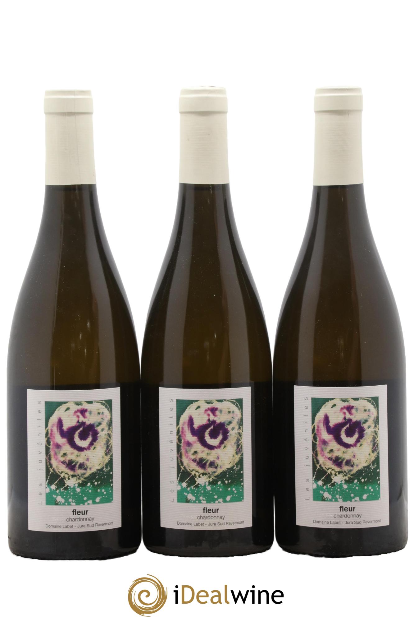 Côtes du Jura Chardonnay Fleur Romain - Julien - Charline Labet 2019 - Posten von 3 Flaschen - 0