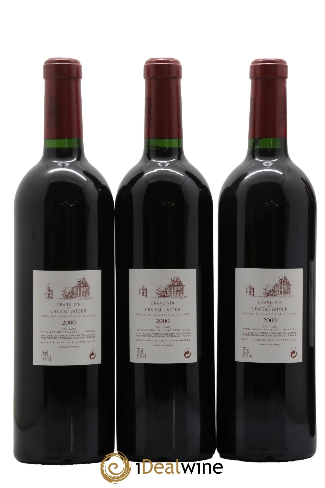 Château Latour 1er Grand Cru Classé 2000 - Lotto di 6 bottiglie - 4