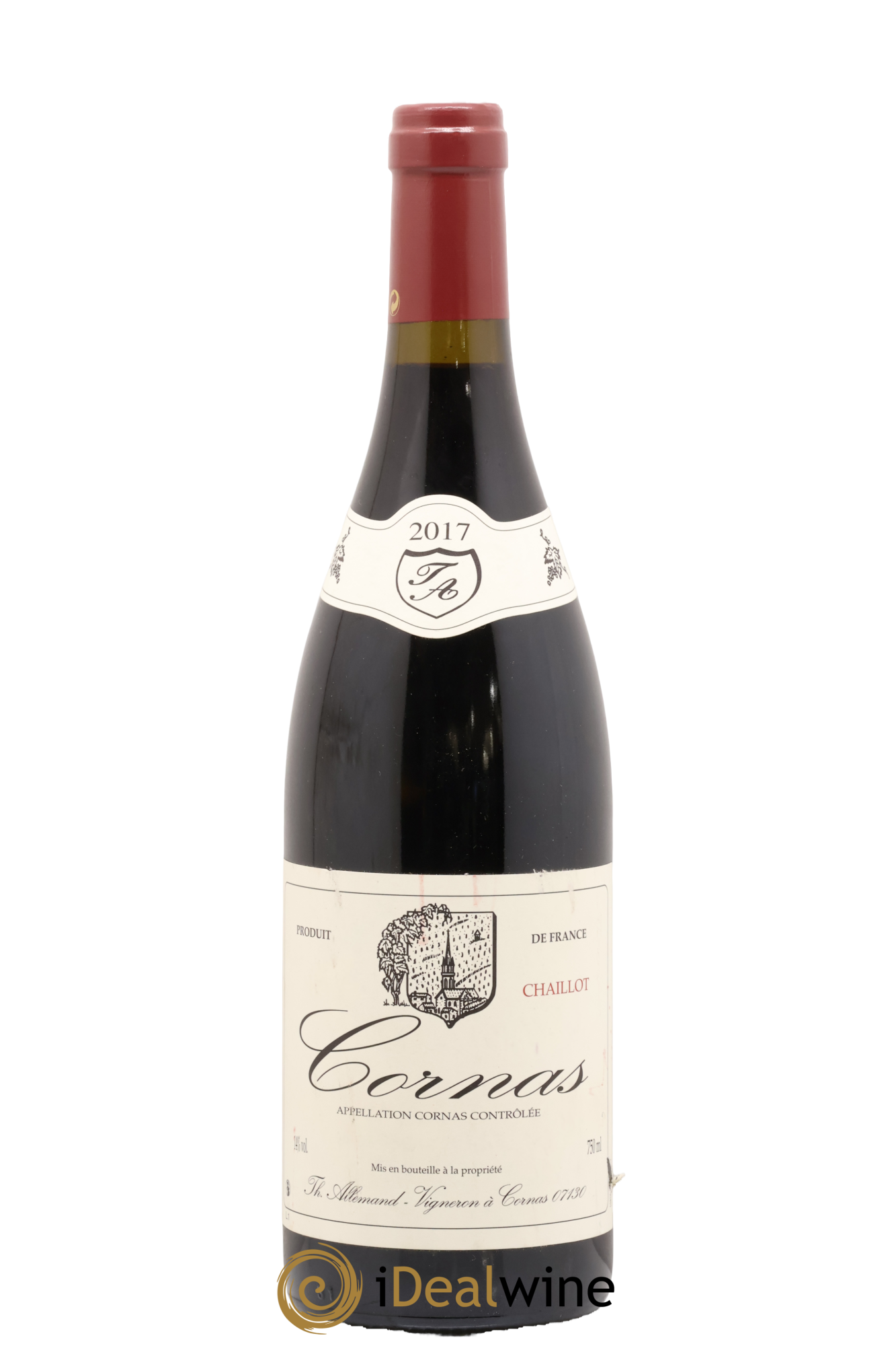 Cornas Chaillot Thierry Allemand 2017 - Lot de 1 bouteille - 0