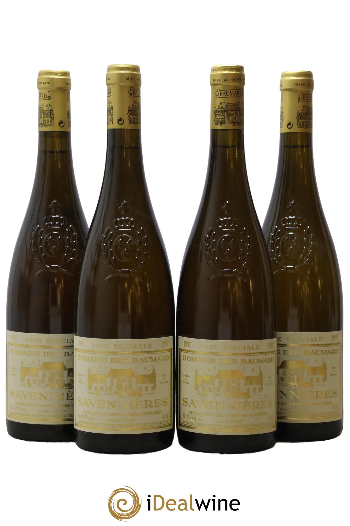 Savennières Trie Spéciale Baumard (Domaine des) 1997 - Posten von 4 Flaschen - 0
