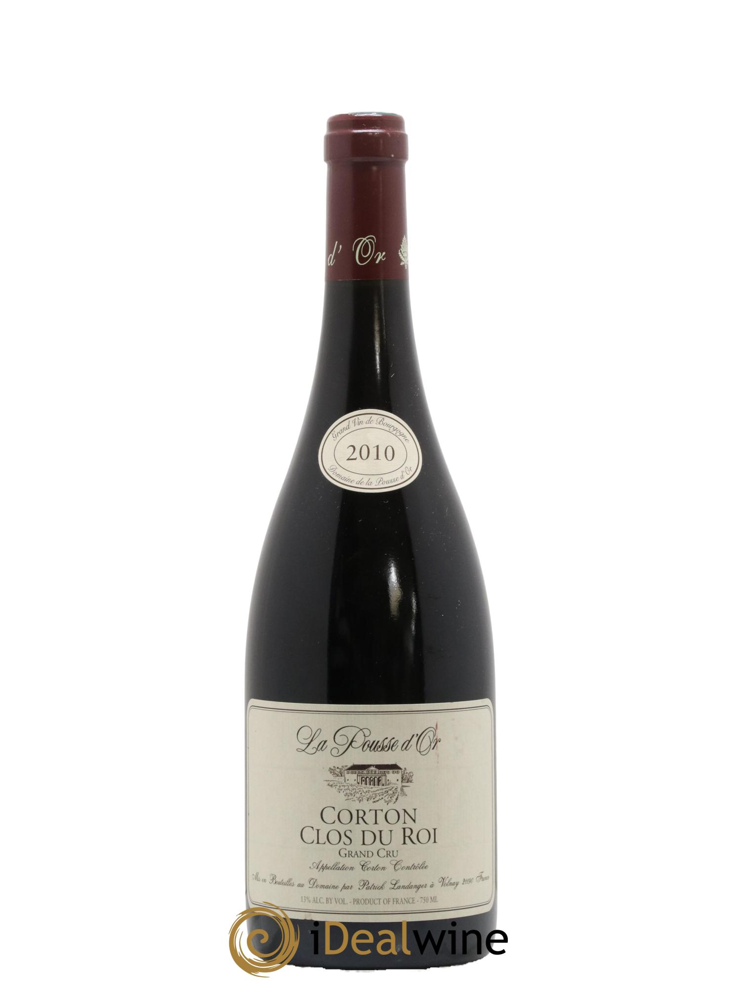 Corton Grand Cru Clos du Roi La Pousse d'Or (Domaine de) 2010 - Lot de 1 bouteille - 0