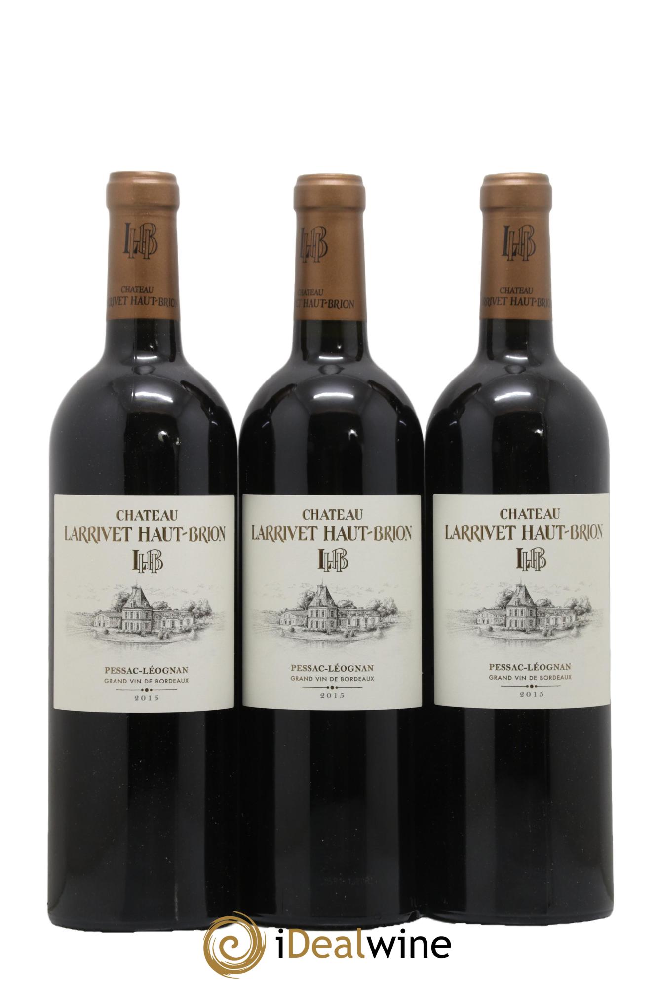 Château Larrivet Haut-Brion 2015 - Lot de 6 bouteilles - 1