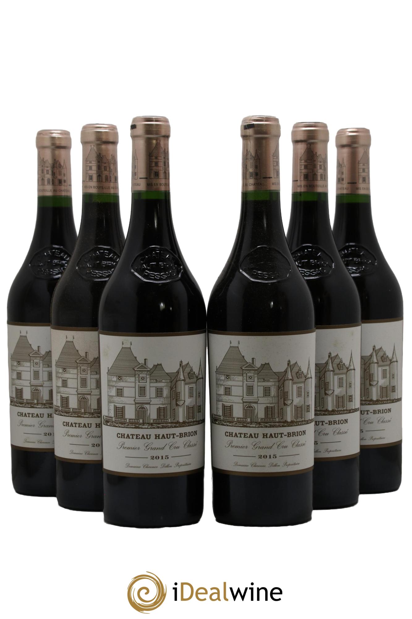 Château Haut Brion 1er Grand Cru Classé 2015 - Lotto di 6 bottiglie - 0