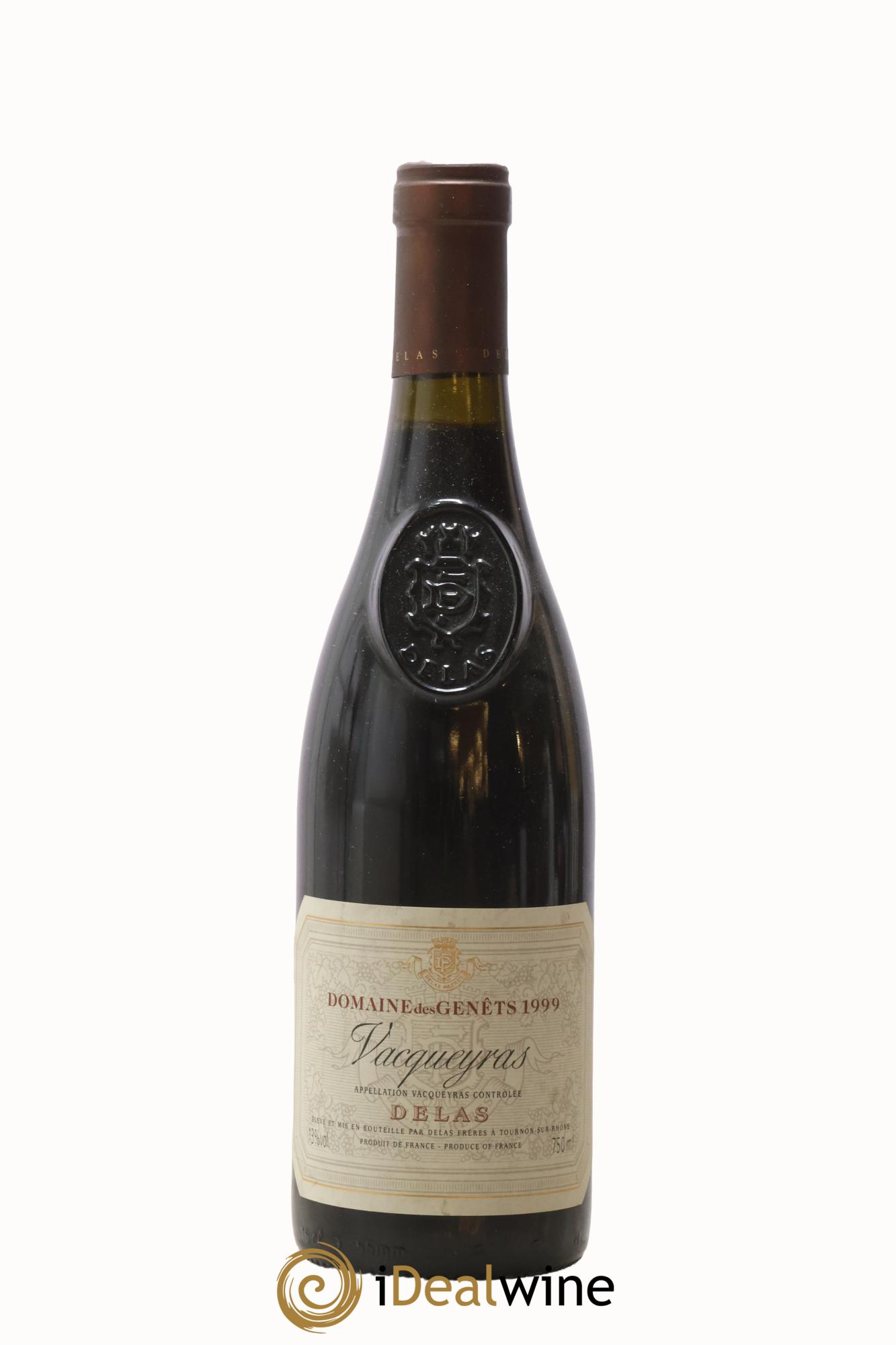 Vacqueyras Domaine des Genêts Maison Delas 1999 - Lot de 1 bouteille - 0