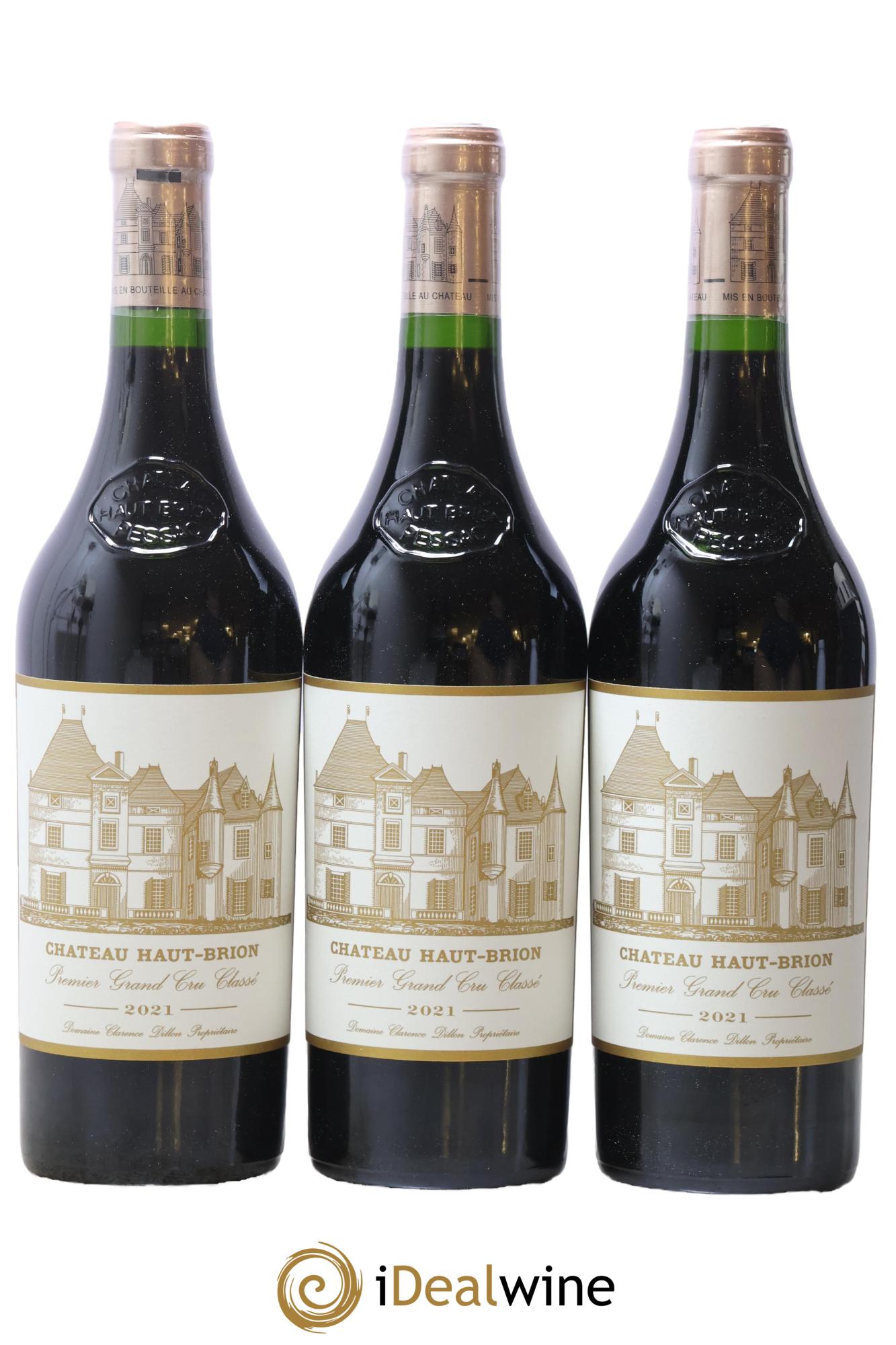 Château Haut Brion 1er Grand Cru Classé 2021 - Lot de 3 bouteilles - 0