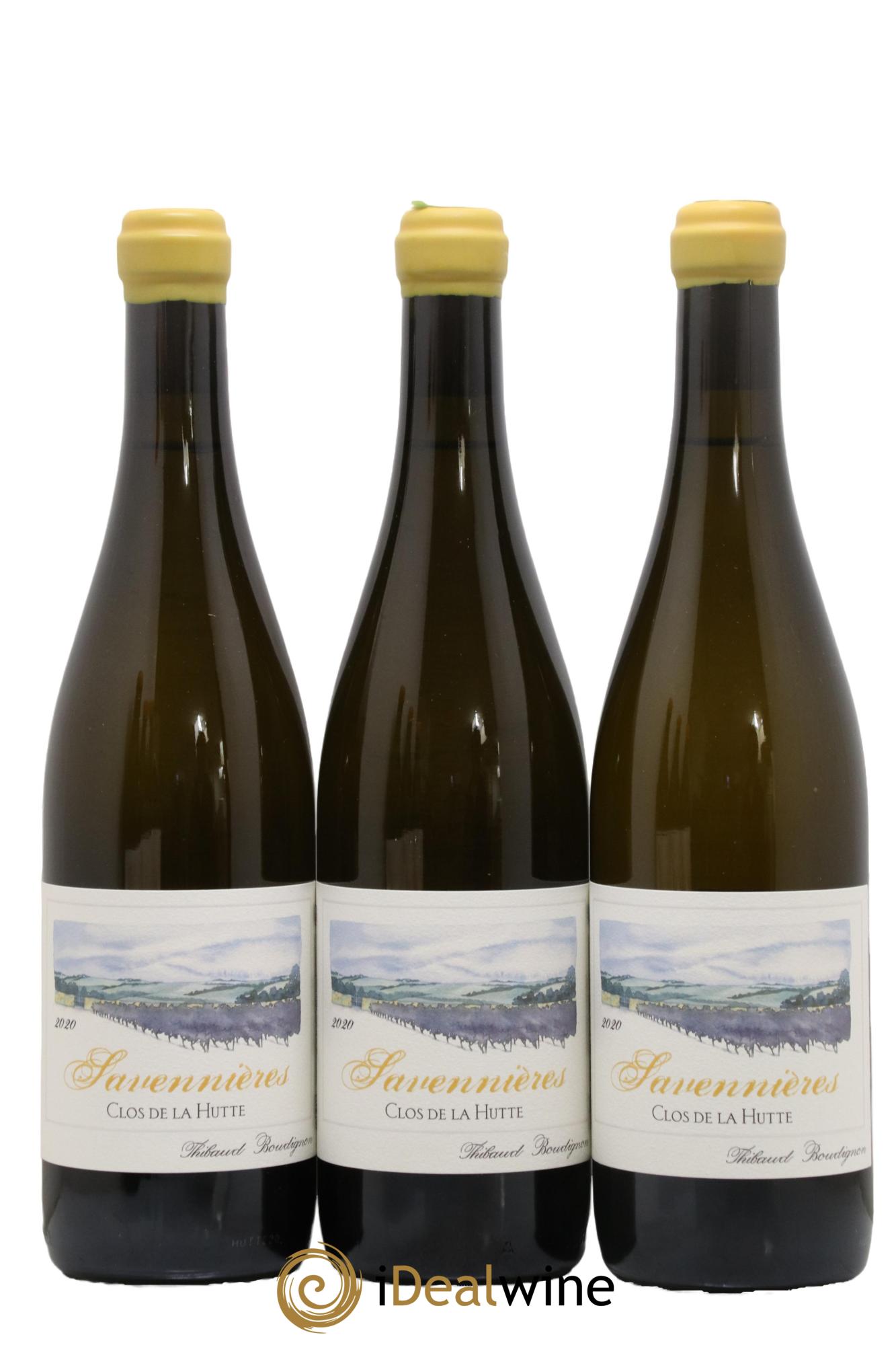 Savennières Clos de la Hutte Thibaud Boudignon 2020 - Lot de 3 bouteilles - 0