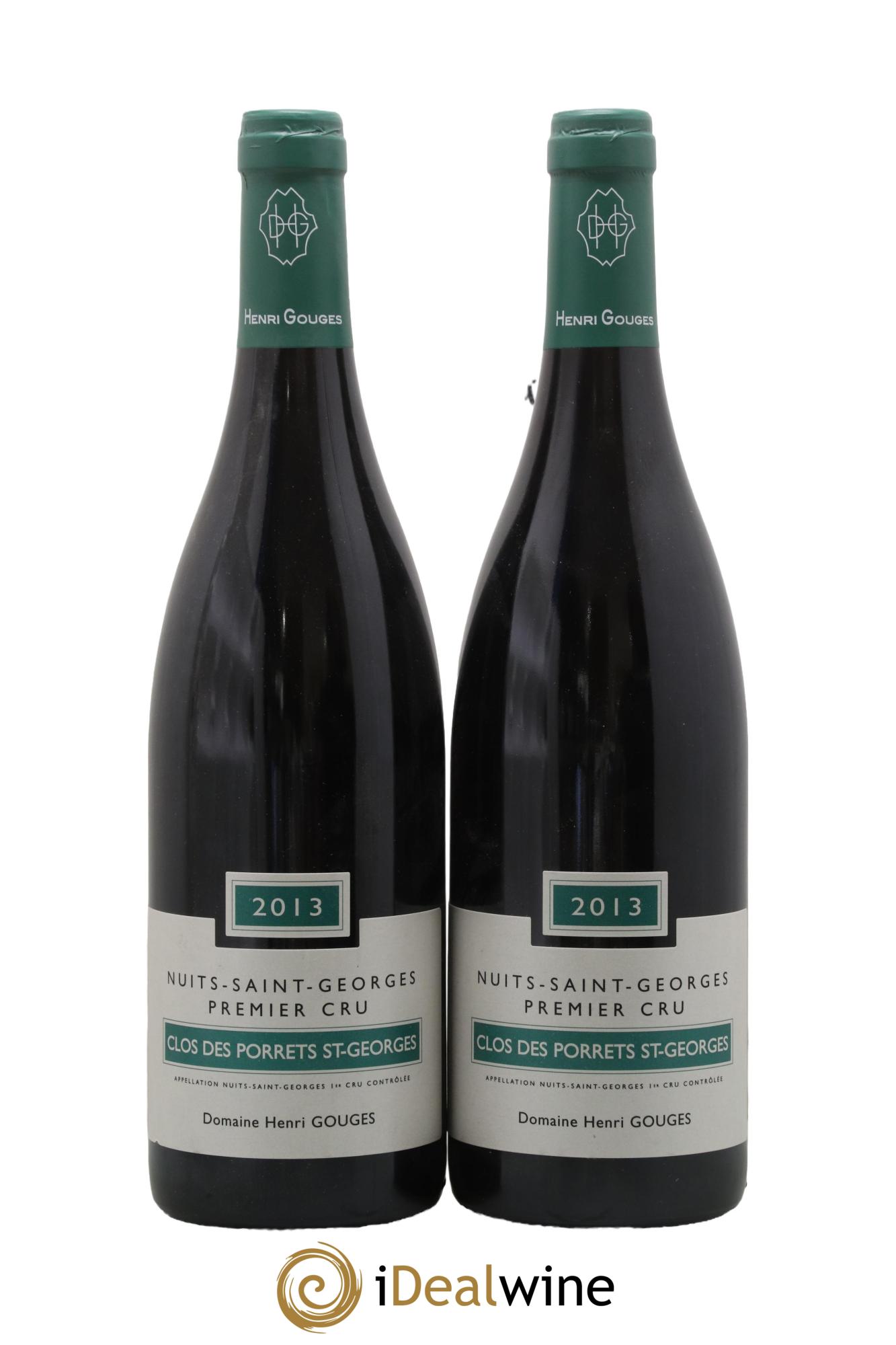 Nuits-Saint-Georges 1er Cru Clos des Porrets St Georges Henri Gouges 2013 - Lot de 2 bouteilles - 0
