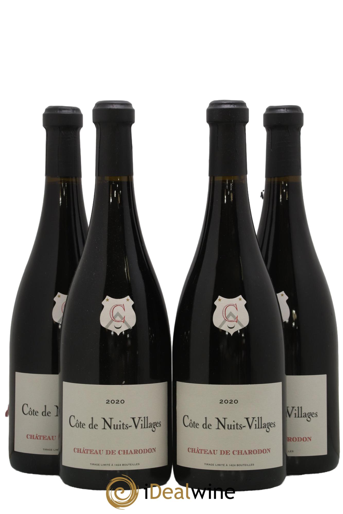 Côte de Nuits-Villages Château Charodon 2020 - Lot de 4 bouteilles - 0