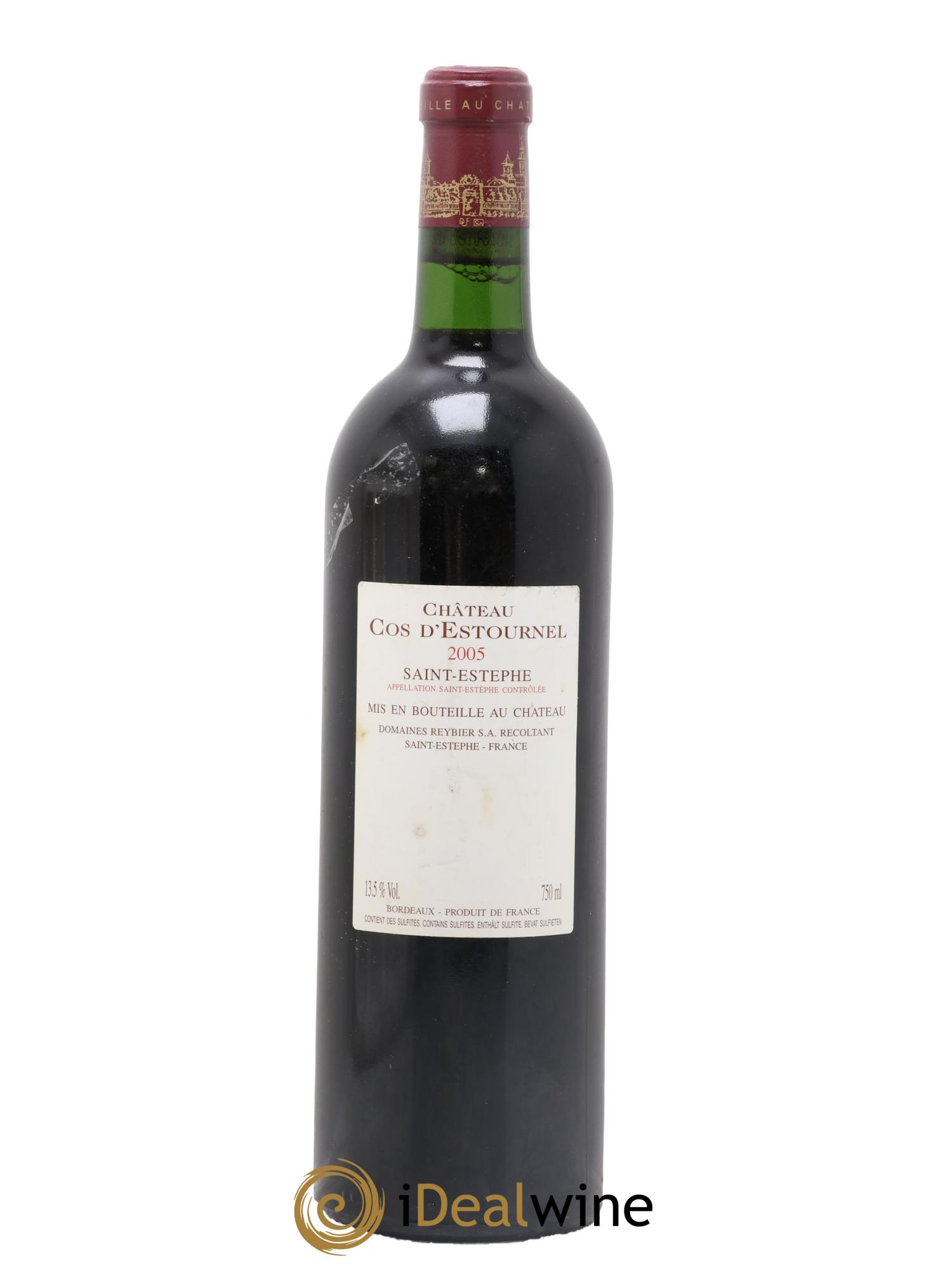 Cos d'Estournel 2ème Grand Cru Classé 2005 - Lot de 1 bouteille - 1