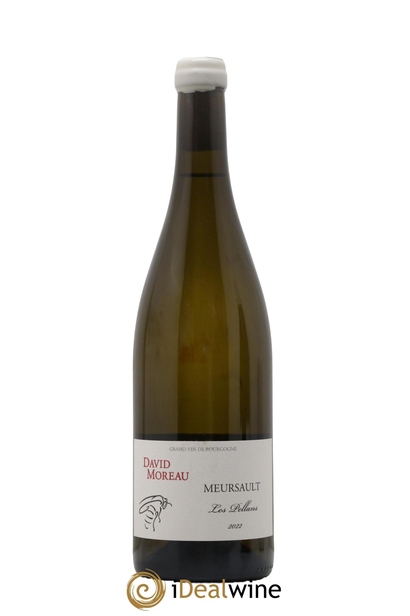 Meursault Les Pellans David Moreau 2022 - Lot de 1 bouteille - 0