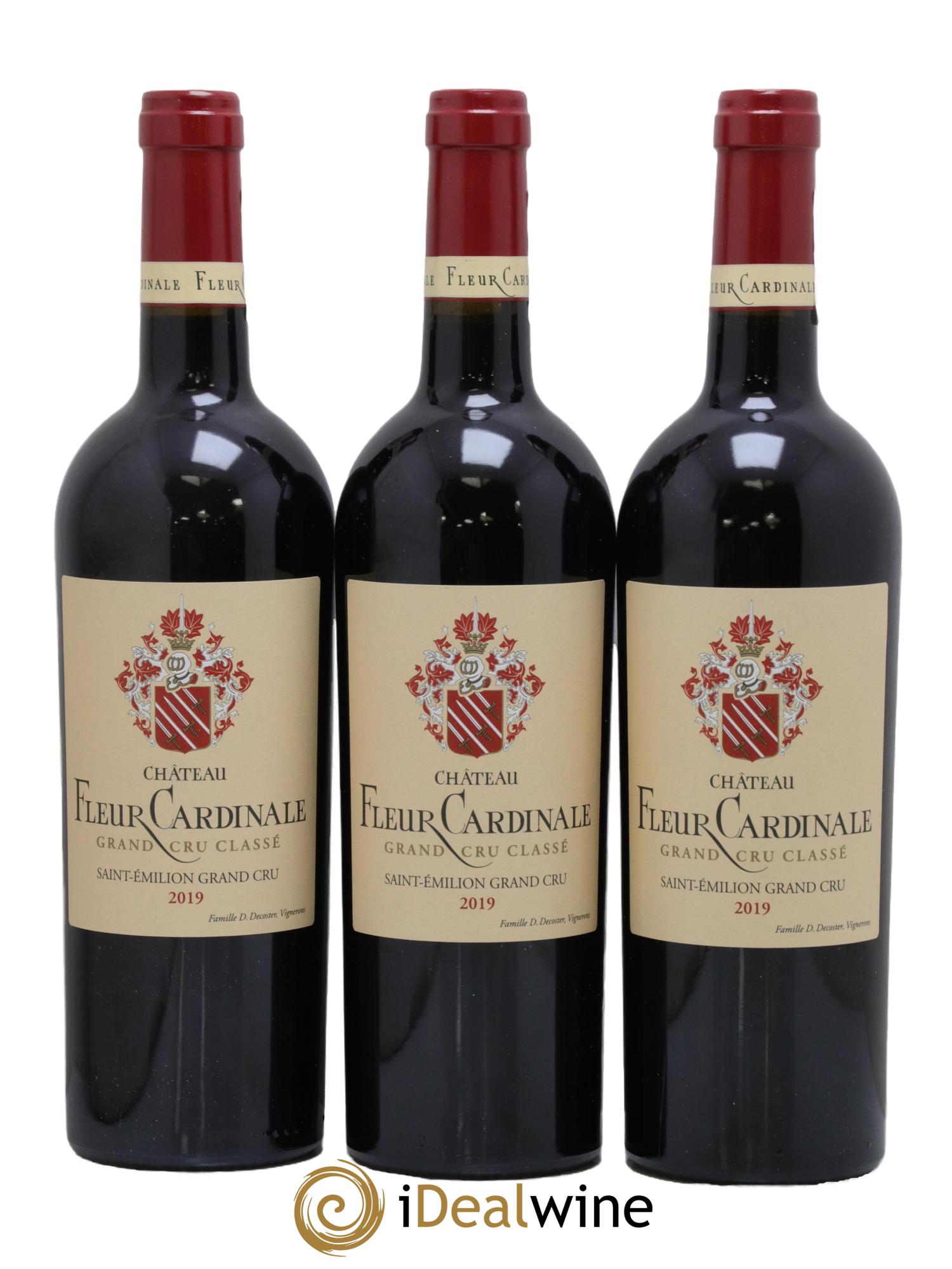 Château Fleur Cardinale Grand Cru Classé 2019 - Lot de 3 bouteilles - 0