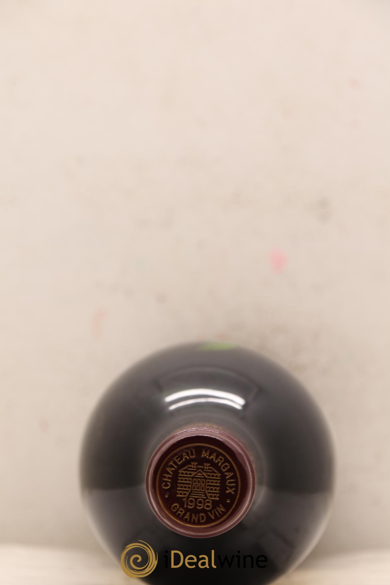 Château Margaux 1er Grand Cru Classé 1998 - Lot de 1 bouteille - 1