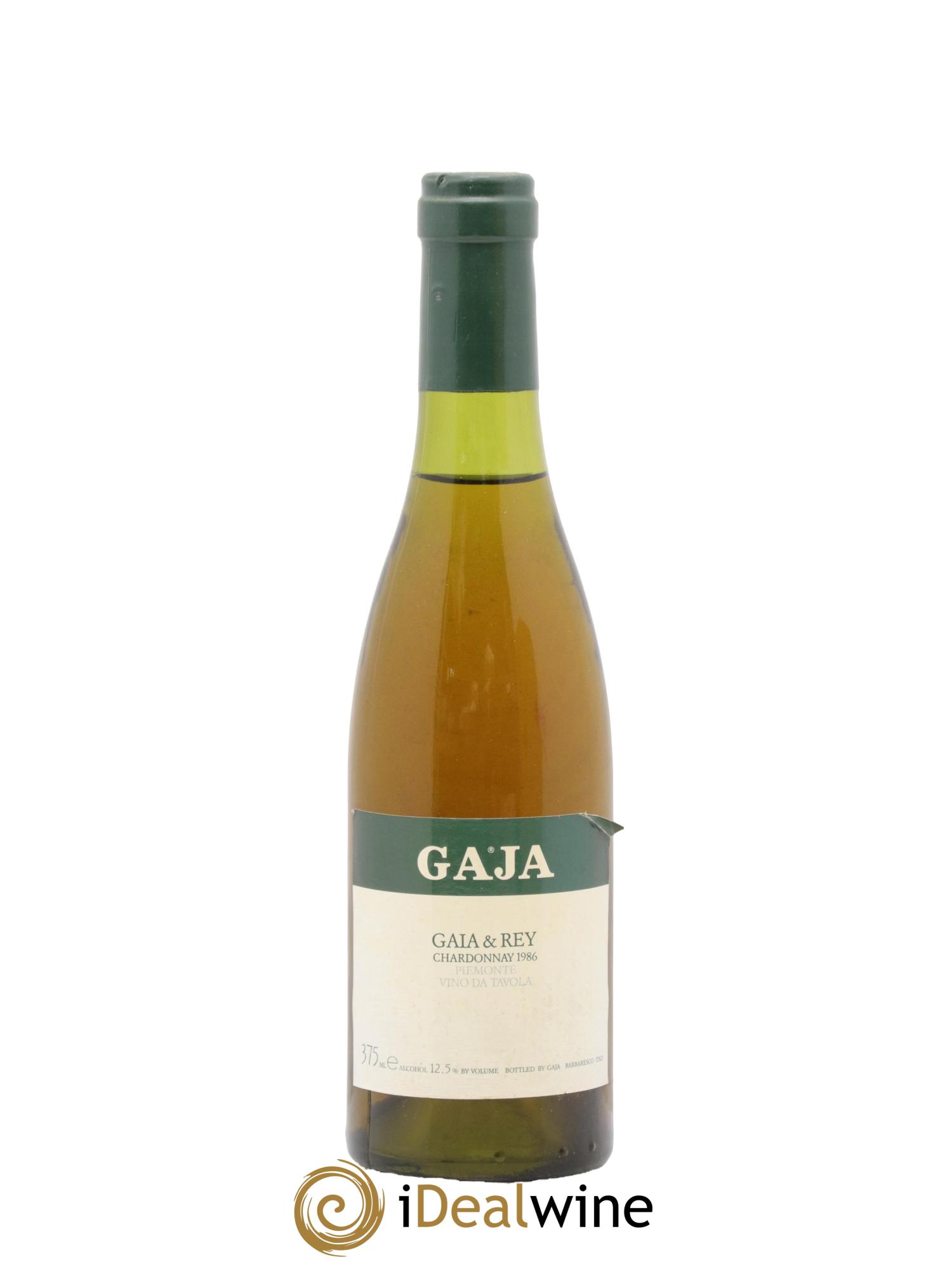 Vino da Tavola Gaia & Rey Angelo Gaja 1986 - Posten von 1 Demi-Flasche - 1
