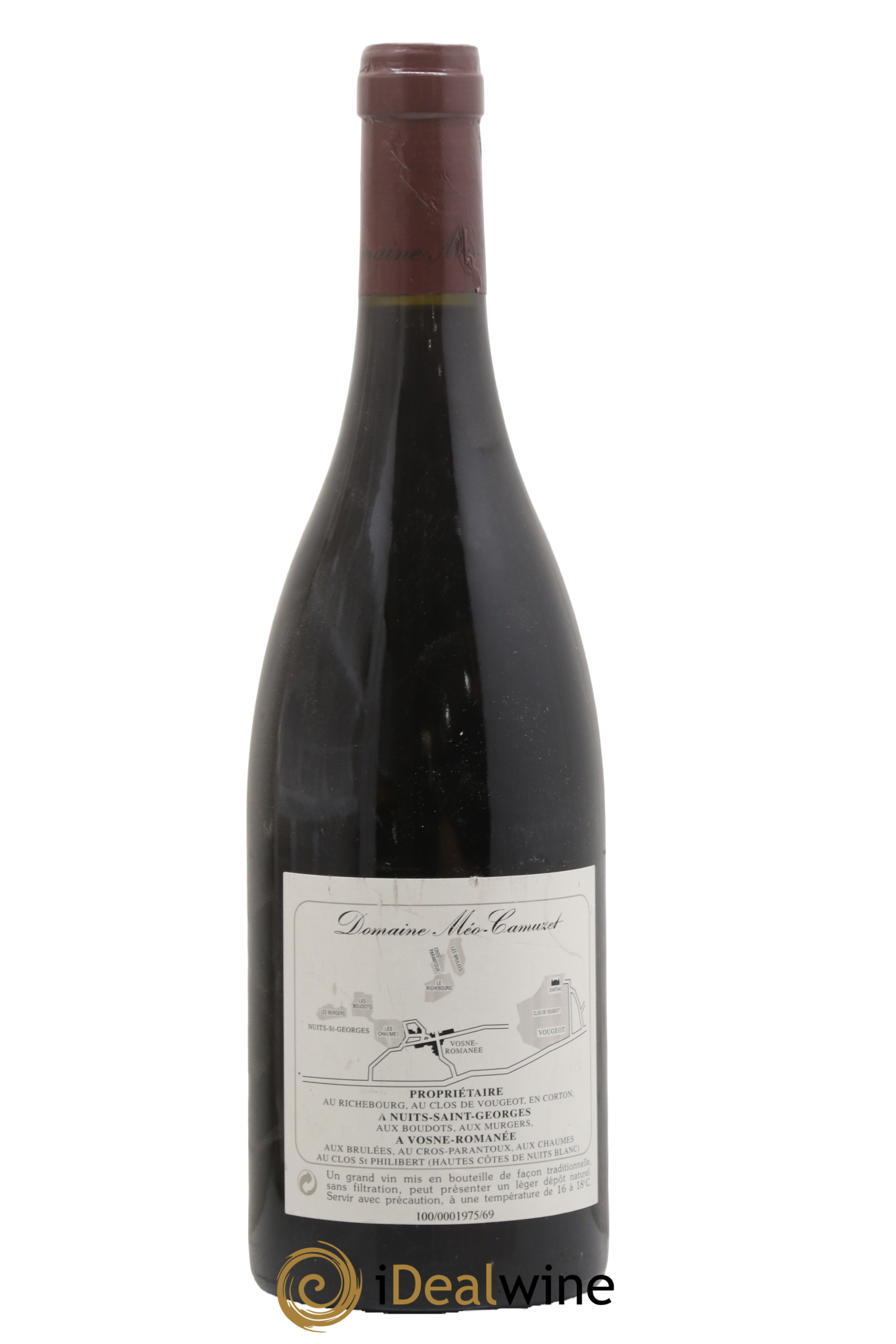 Corton Grand Cru Clos Rognet Méo-Camuzet (Domaine) 1996 - Lot de 1 bouteille - 1