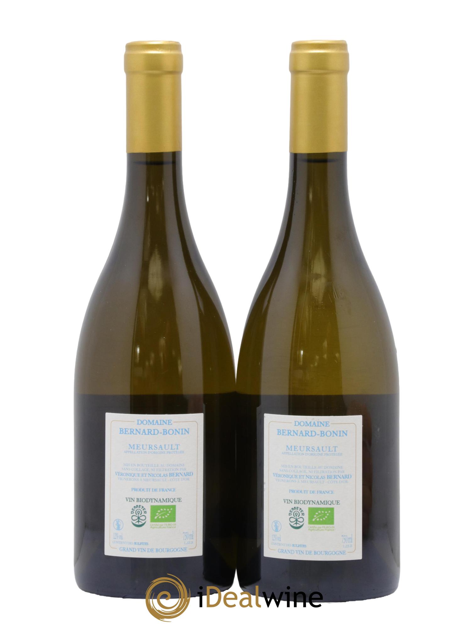Meursault La Rencontre Bernard Bonin 2022 - Lot de 2 bouteilles - 1