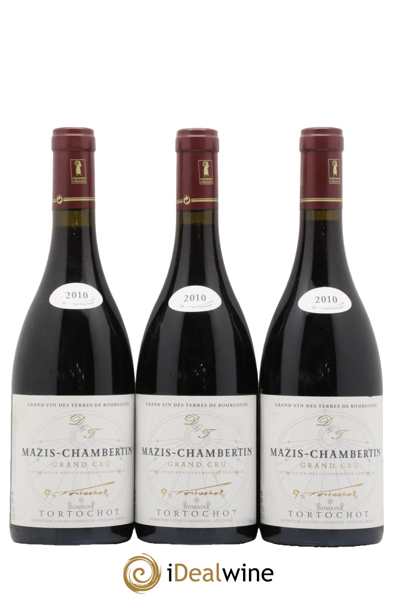 Mazis-Chambertin Grand Cru Tortochot (Domaine) 2010 - Lot de 3 bouteilles - 0