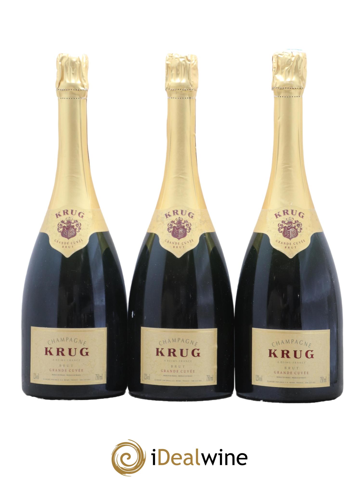 Grande Cuvée Brut Krug - Lot de 3 bouteilles - 0