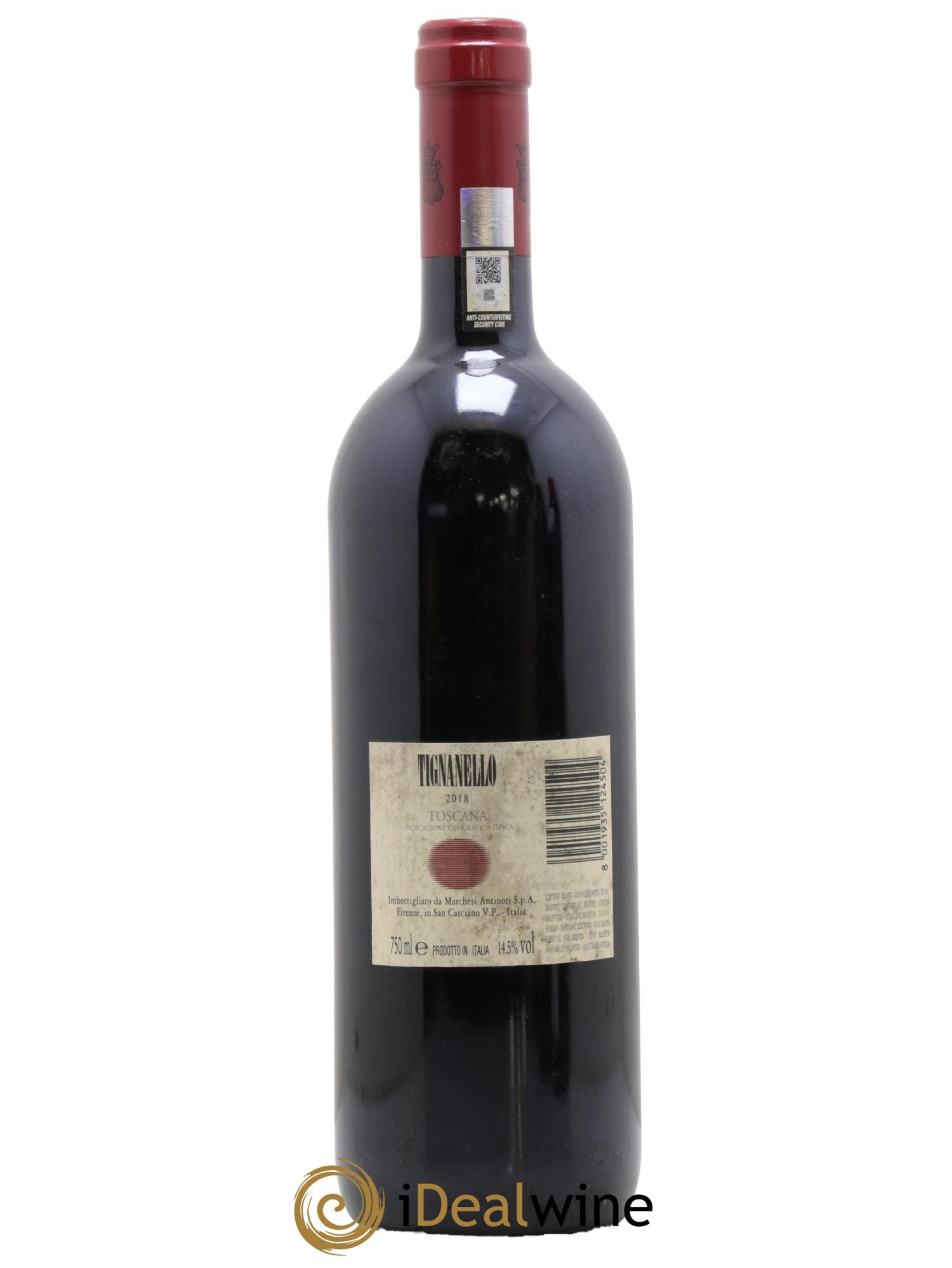 Toscana IGT Tignanello Tenuta Tignanello - Marchesi Antinori 2018 - Lot of 1 bottle - 1