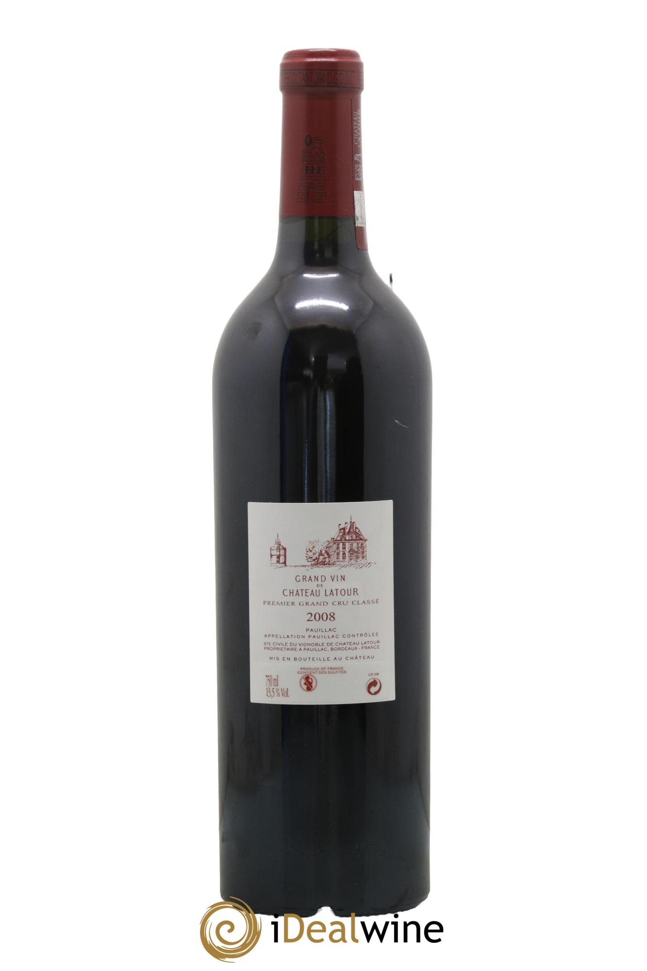 Château Latour 1er Grand Cru Classé 2008 - Lotto di 1 bottiglia - 1