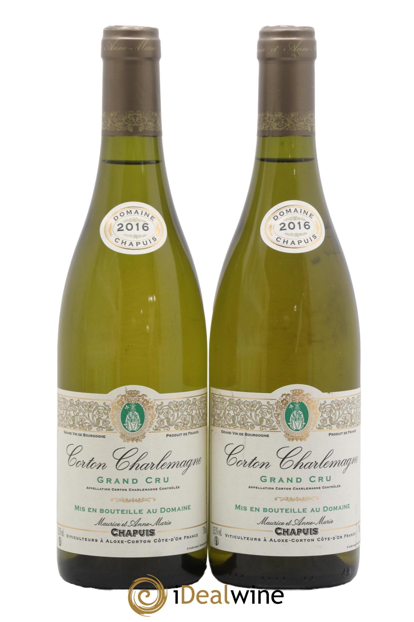 Corton-Charlemagne Grand Cru Chapuis & Chapuis 2016 - Lotto di 2 bottiglie - 0