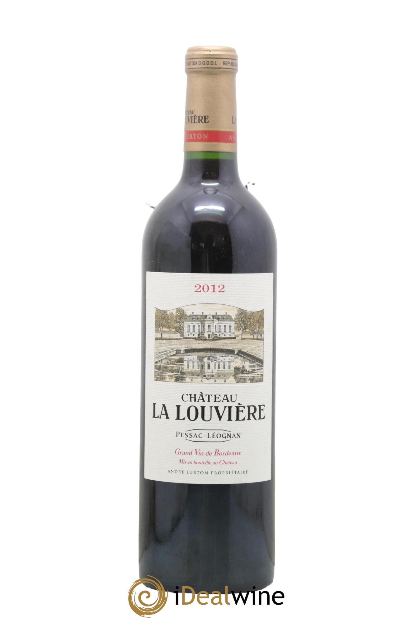 Château la Louvière 2012 - Lotto di 1 bottiglia - 0